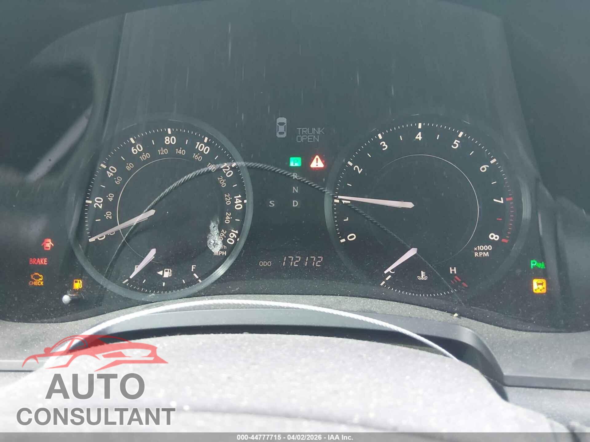 LEXUS IS 250C 2010 - JTHFF2C2XA2514282