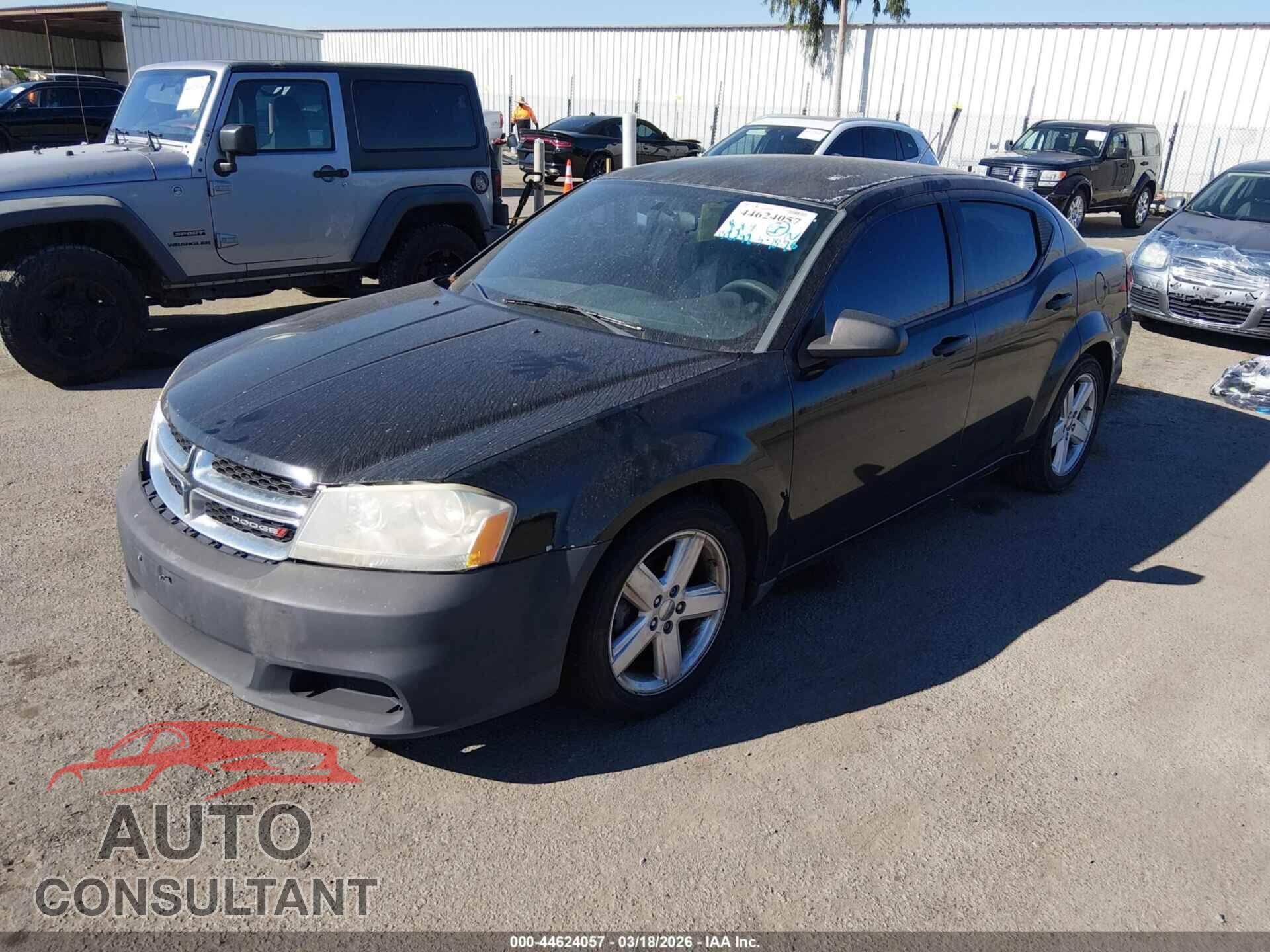 DODGE AVENGER 2013 - 1C3CDZAB4DN535495