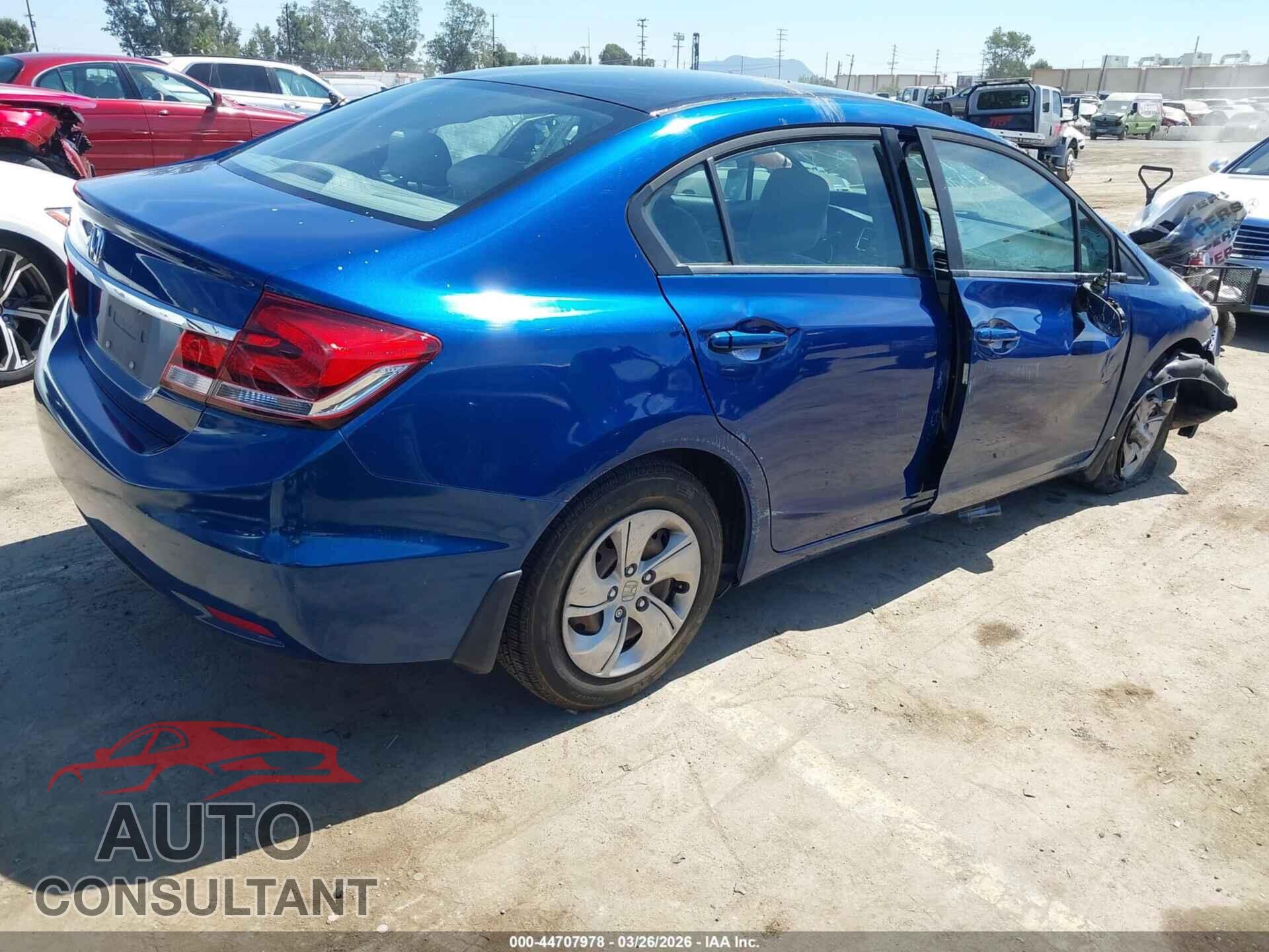 HONDA CIVIC 2013 - 19XFB2F56DE248821