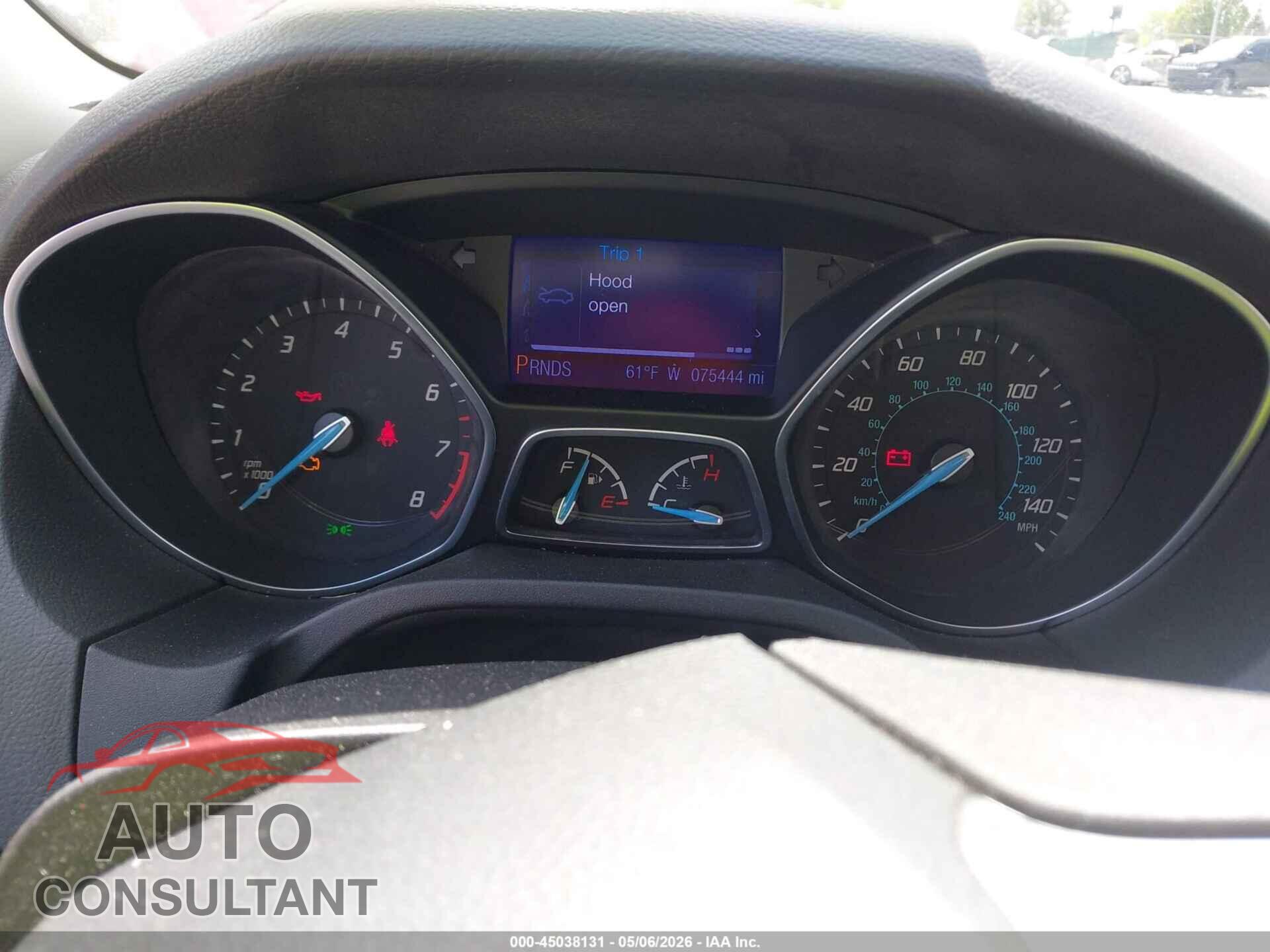 FORD FOCUS 2013 - 1FADP3F26DL104414