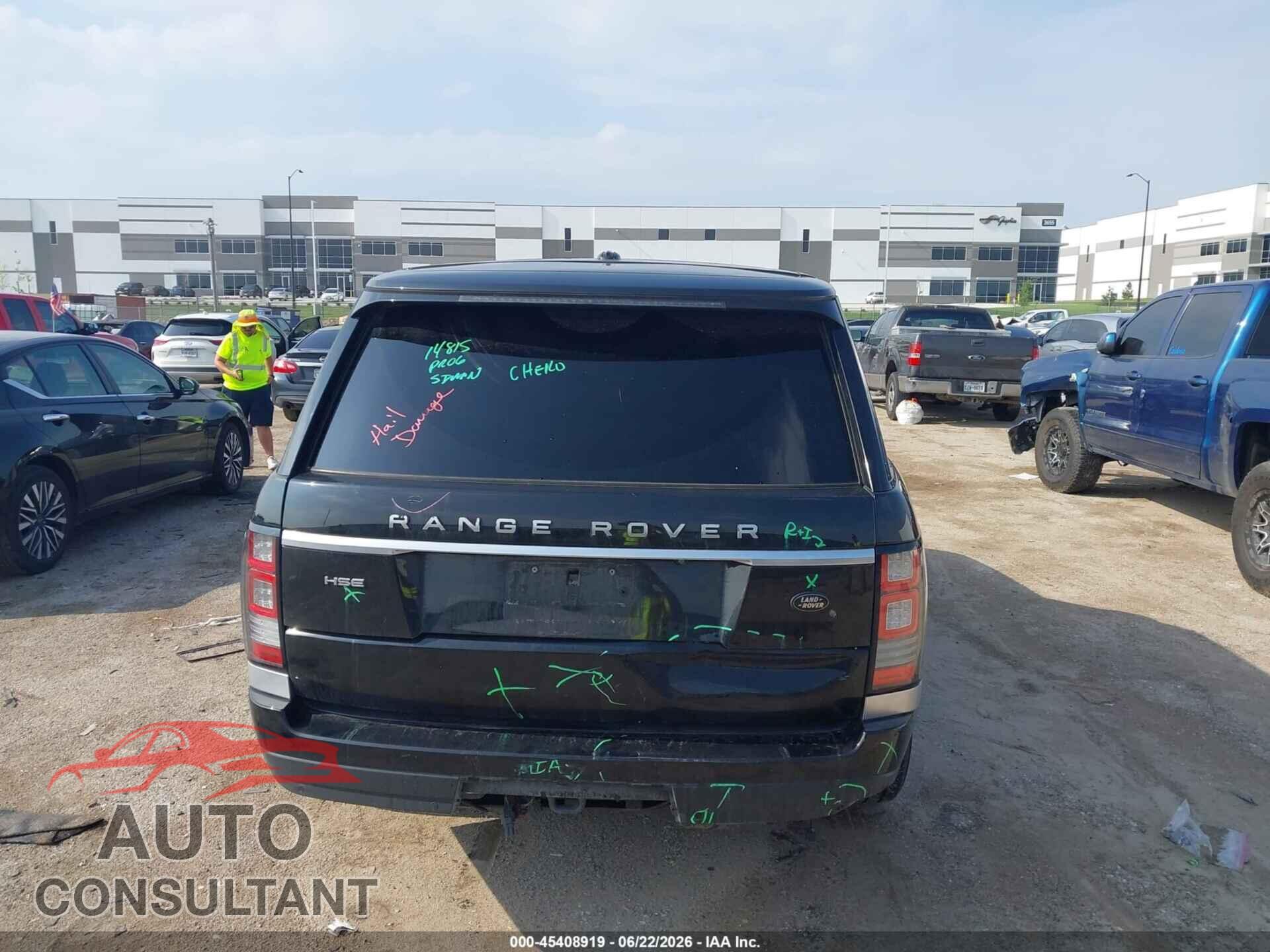 LAND ROVER RANGE ROVER 2013 - SALGS2DF1DA103715