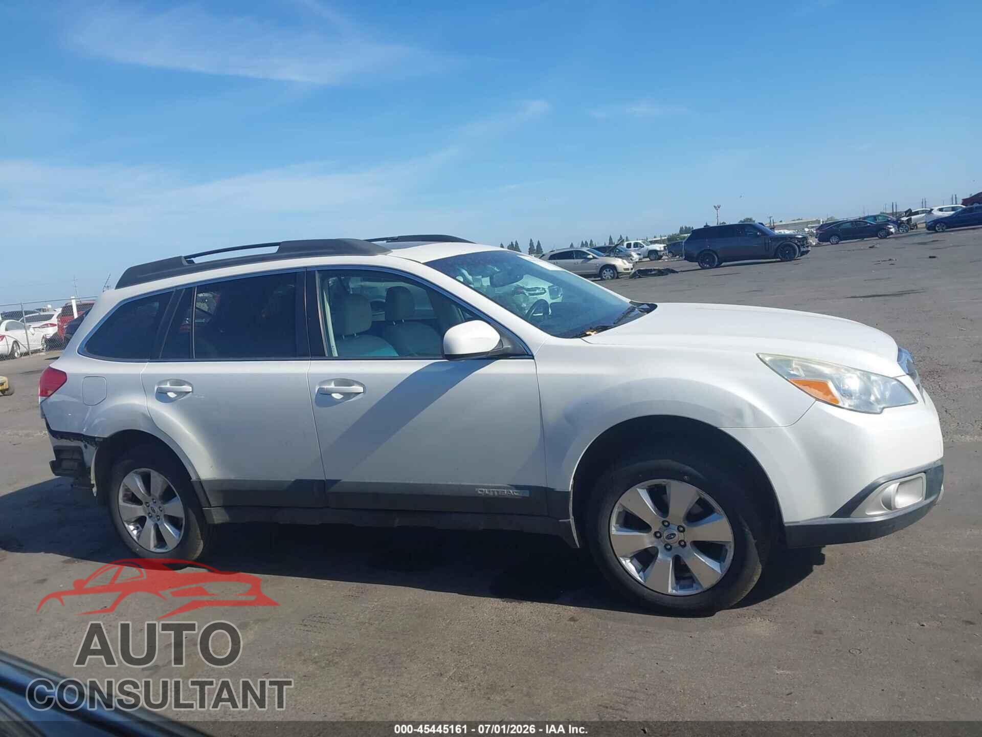 SUBARU OUTBACK 2012 - 4S4BRBLC7C3242007