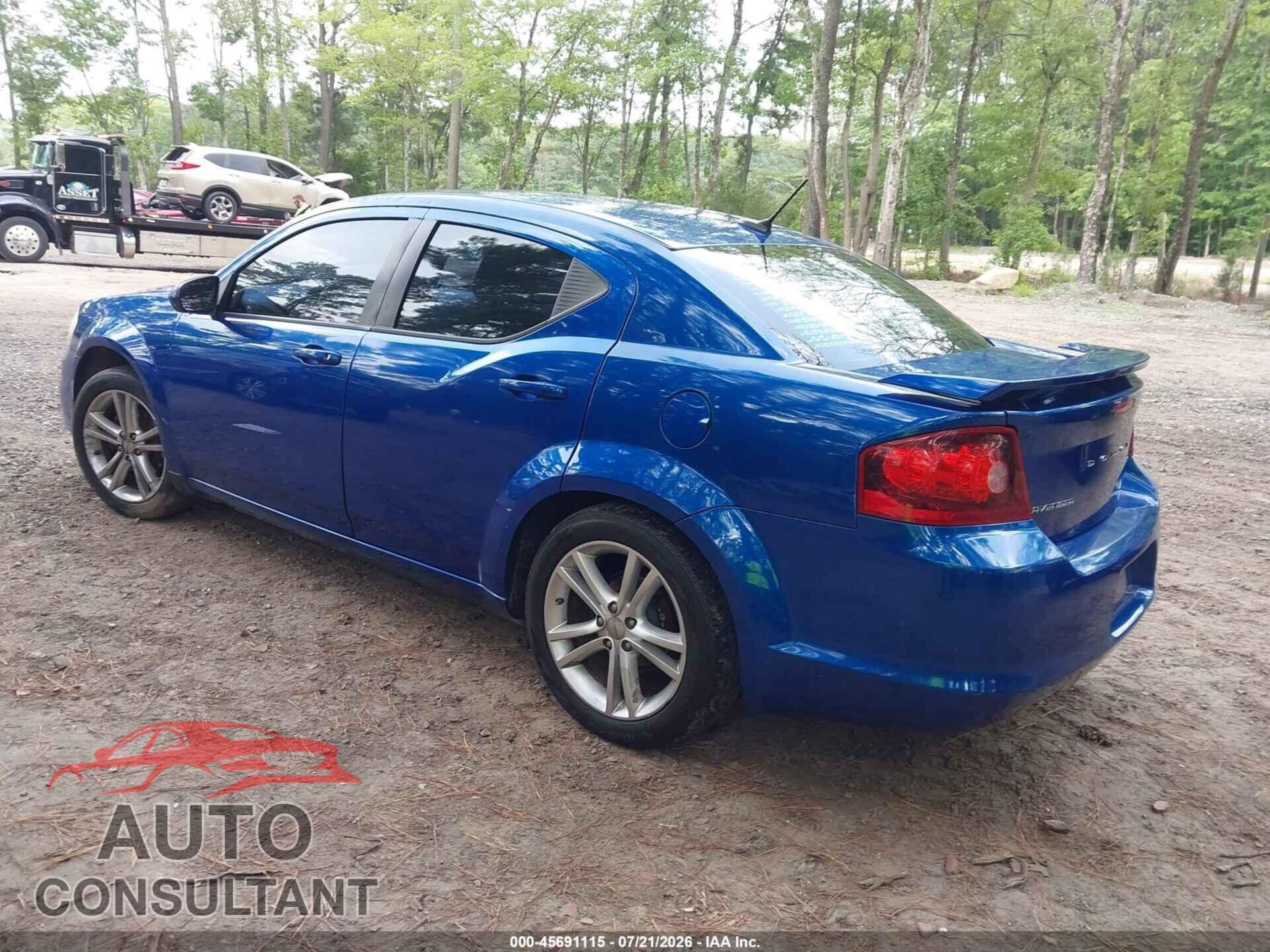 DODGE AVENGER 2012 - 1C3CDZCB0CN200651