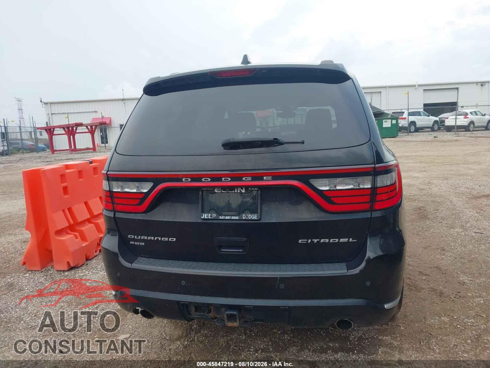 DODGE DURANGO 2017 - 1C4SDJET9HC643933