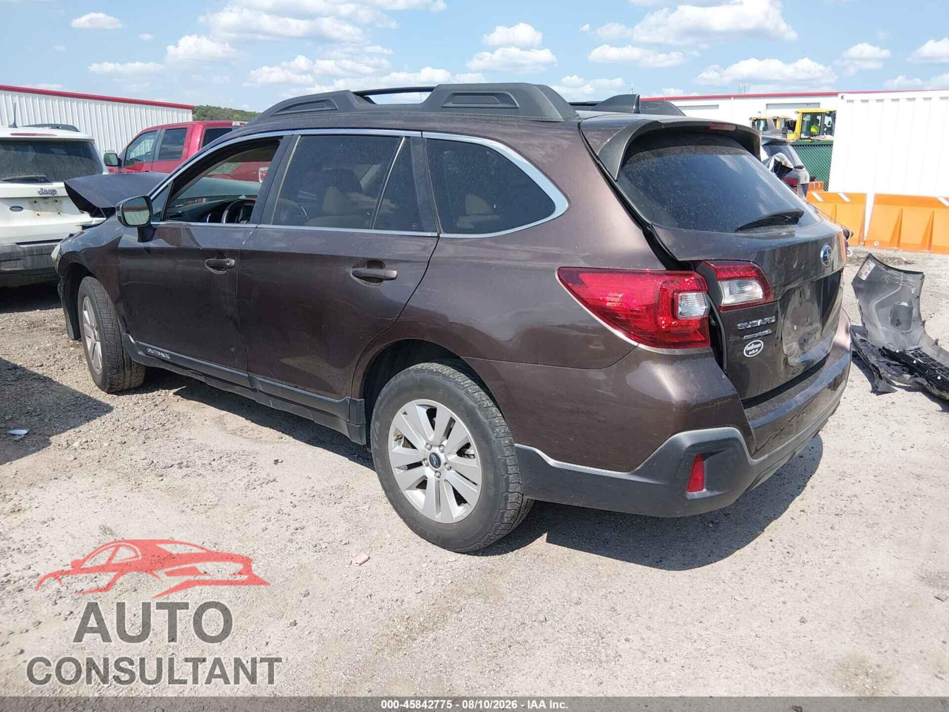 SUBARU OUTBACK 2019 - 4S4BSAFC7K3378582