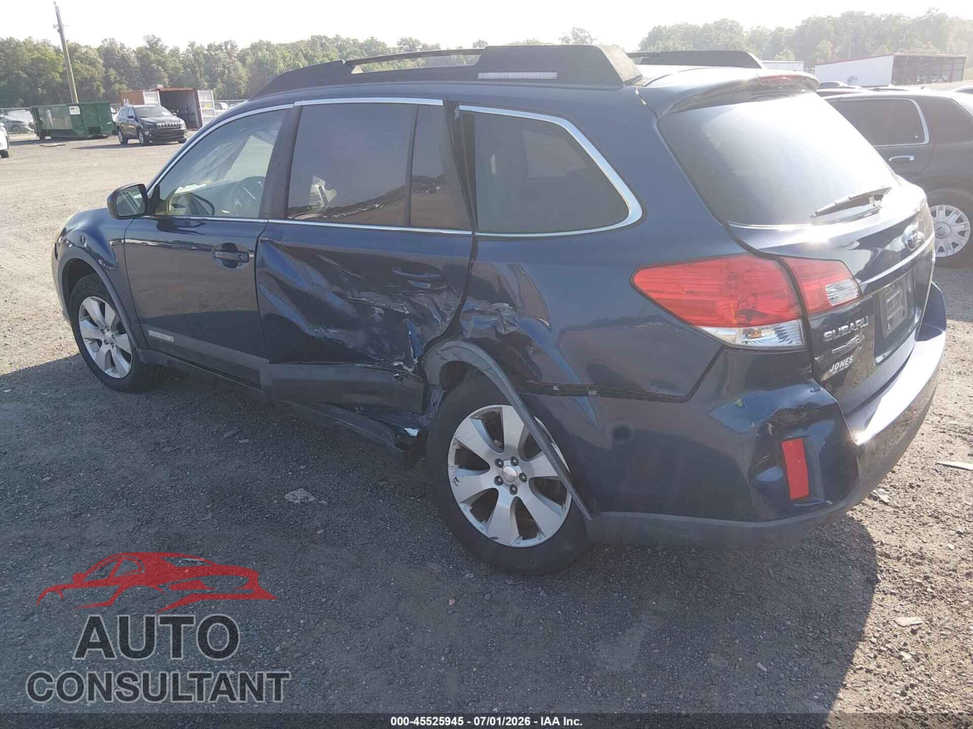 SUBARU OUTBACK 2010 - 4S4BRBDC8A3321505