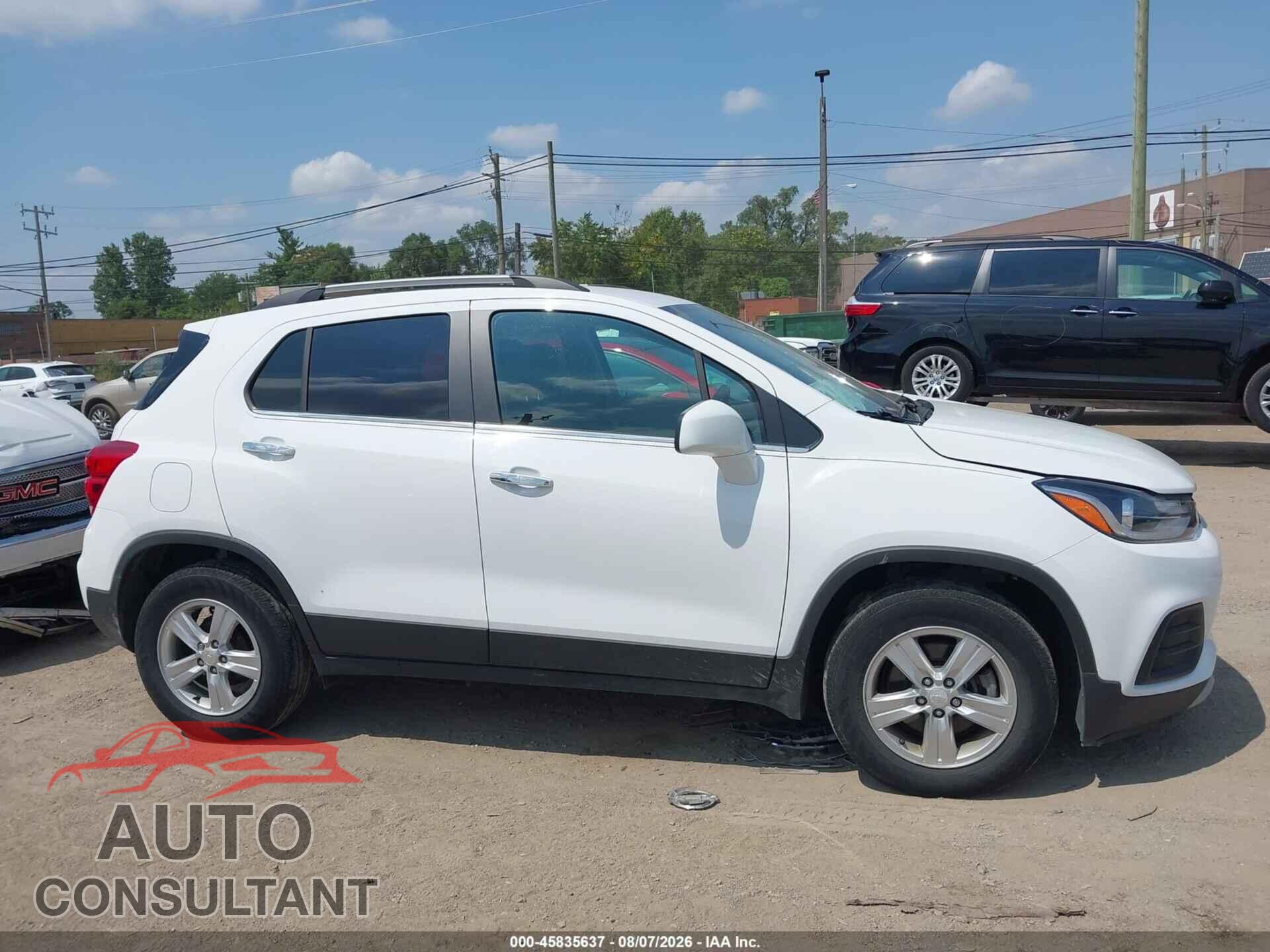CHEVROLET TRAX 2019 - 3GNCJLSB3KL334319