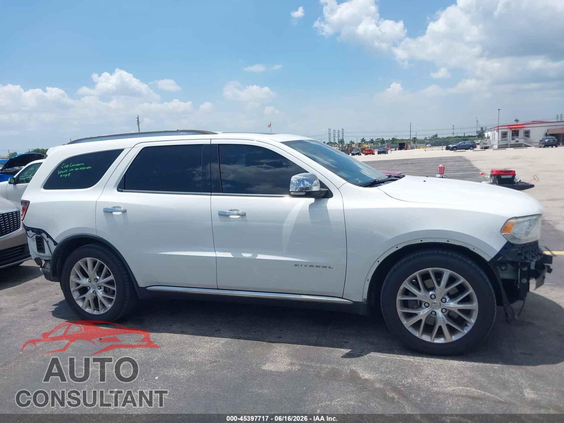 DODGE DURANGO 2014 - 1C4SDHETXEC970782