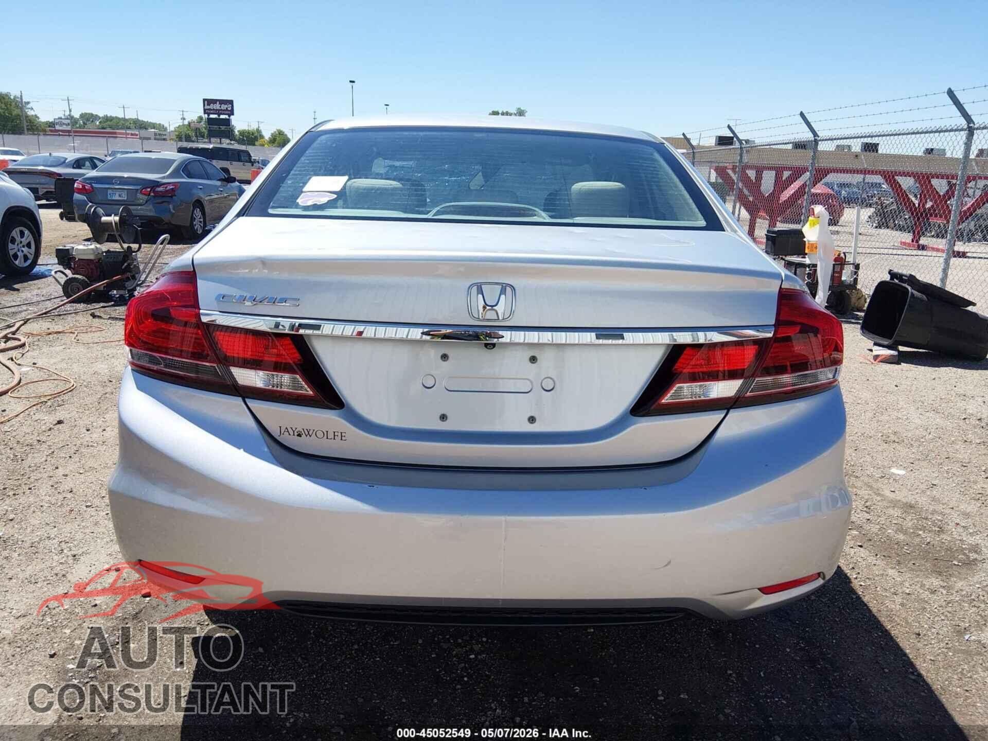HONDA CIVIC 2013 - 19XFB2F53DE048334