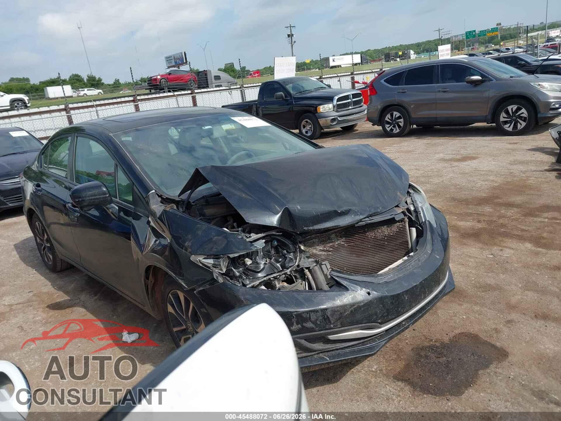 HONDA CIVIC 2014 - 19XFB2F84EE054705