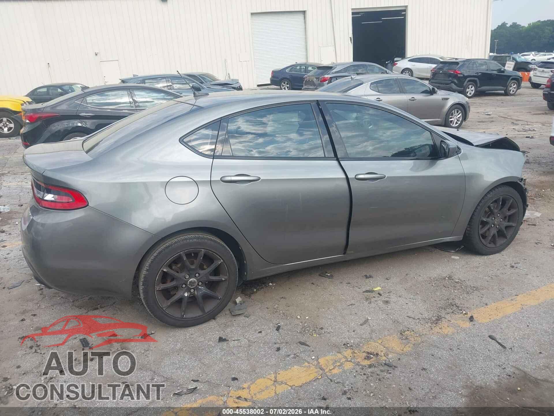 DODGE DART 2013 - 1C3CDFBA2DD122954