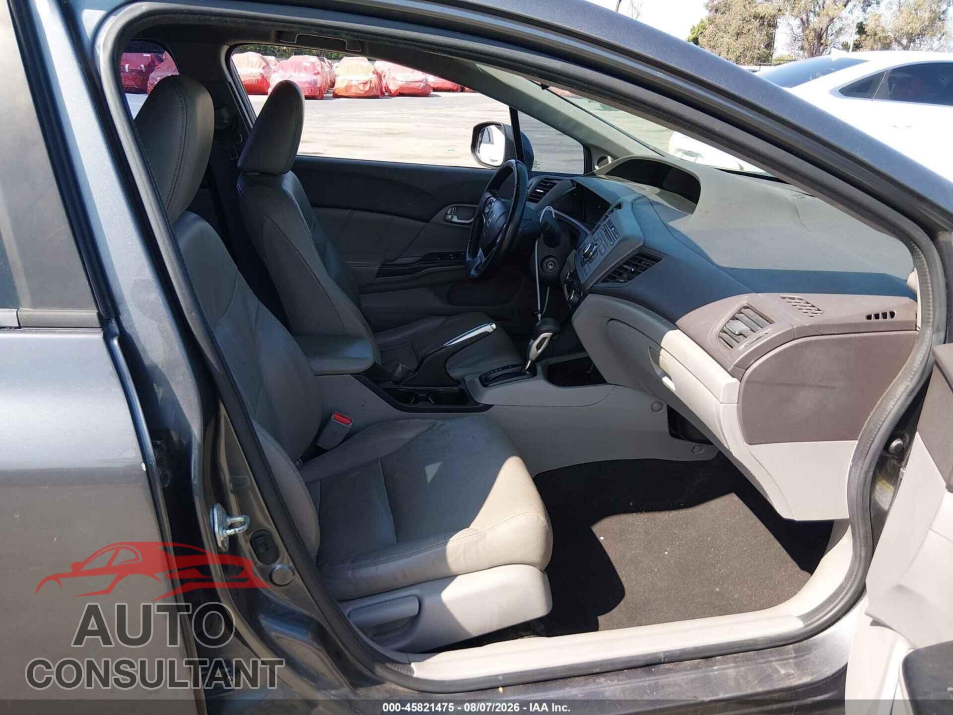 HONDA CIVIC 2012 - 19XFB2F9XCE362144