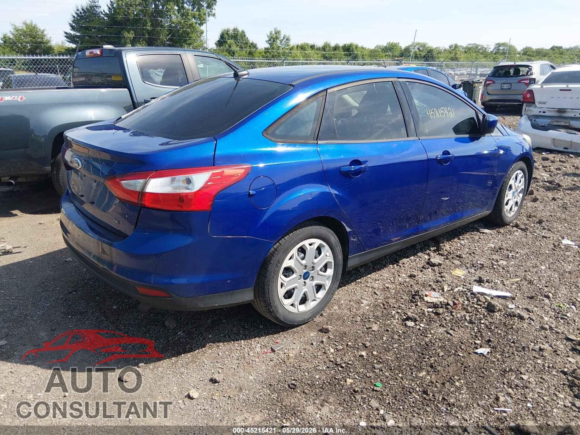 FORD FOCUS 2012 - 1FAHP3F28CL346847