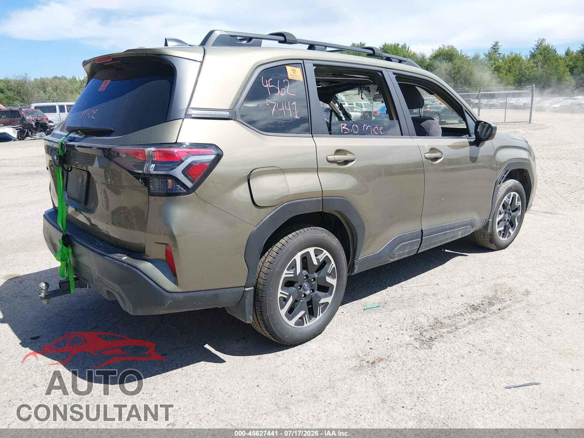 SUBARU FORESTER 2025 - JF2SLDDC7SH523565