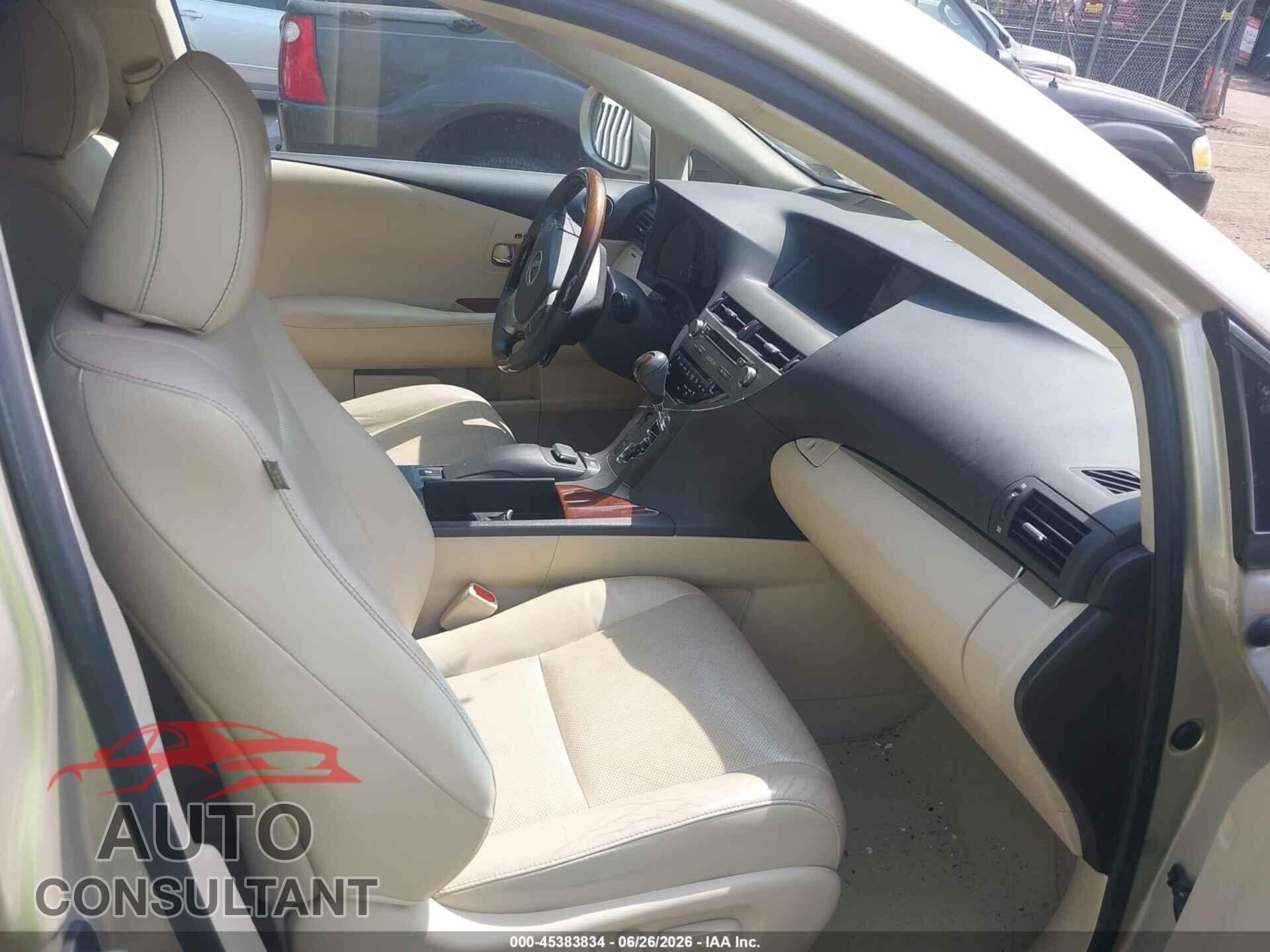 LEXUS RX 350 2015 - 2T2BK1BA0FC283752