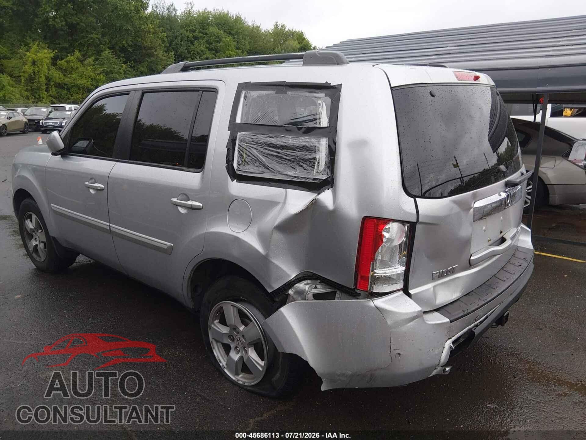 HONDA PILOT 2011 - 5FNYF4H58BB091547