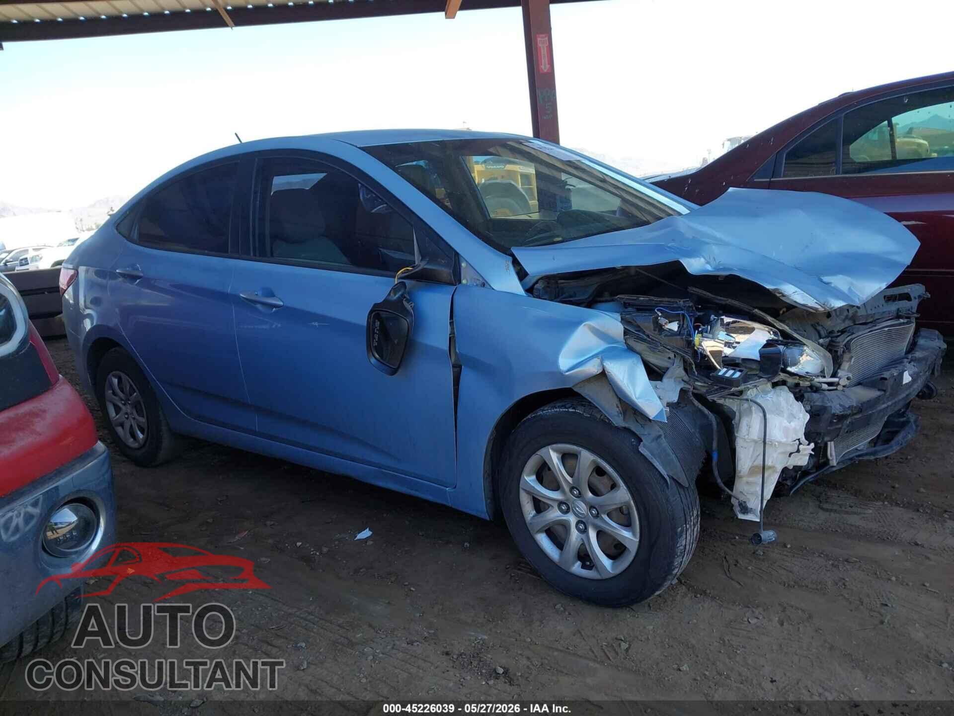 HYUNDAI ACCENT 2012 - KMHCT4AE2CU141912