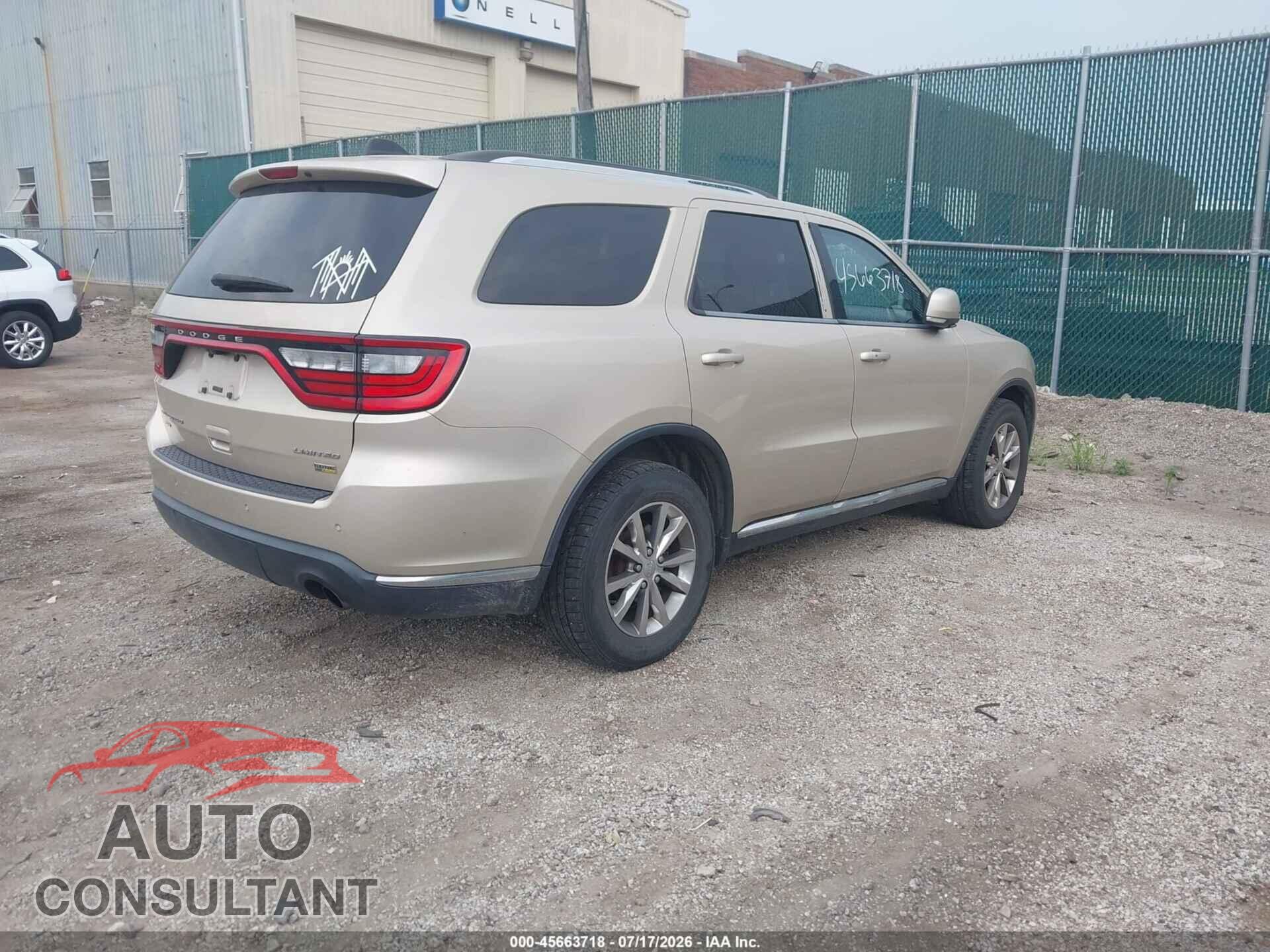 DODGE DURANGO 2014 - 1C4RDJDG3EC475365