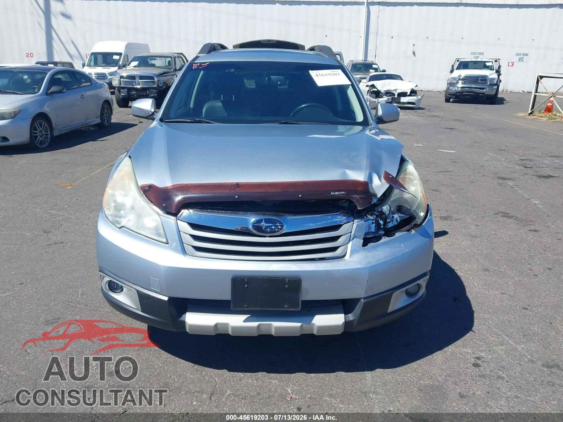 SUBARU OUTBACK 2012 - 4S4BRDKC3C2237745