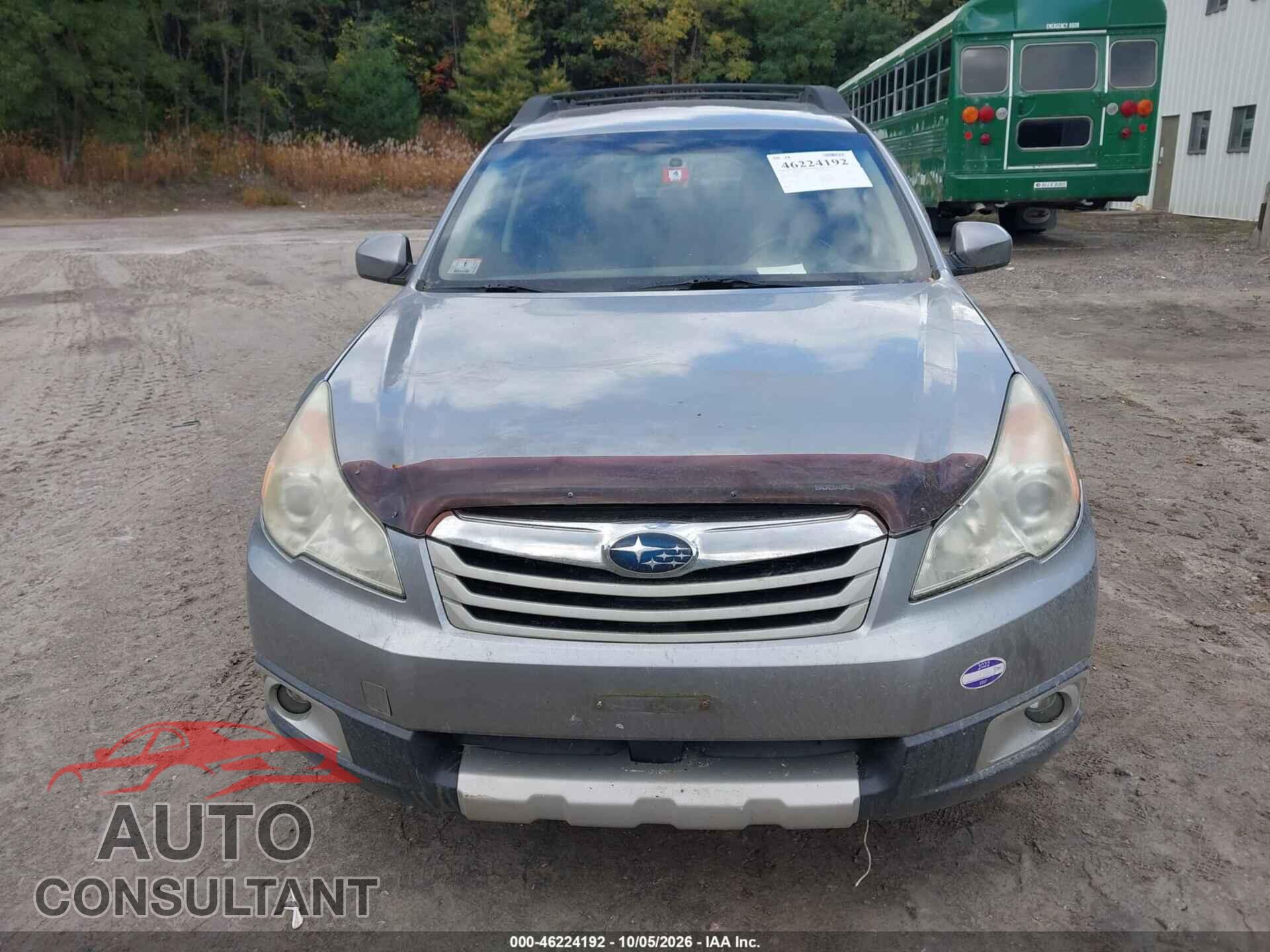 SUBARU OUTBACK 2011 - 4S4DRDKC4B2383103