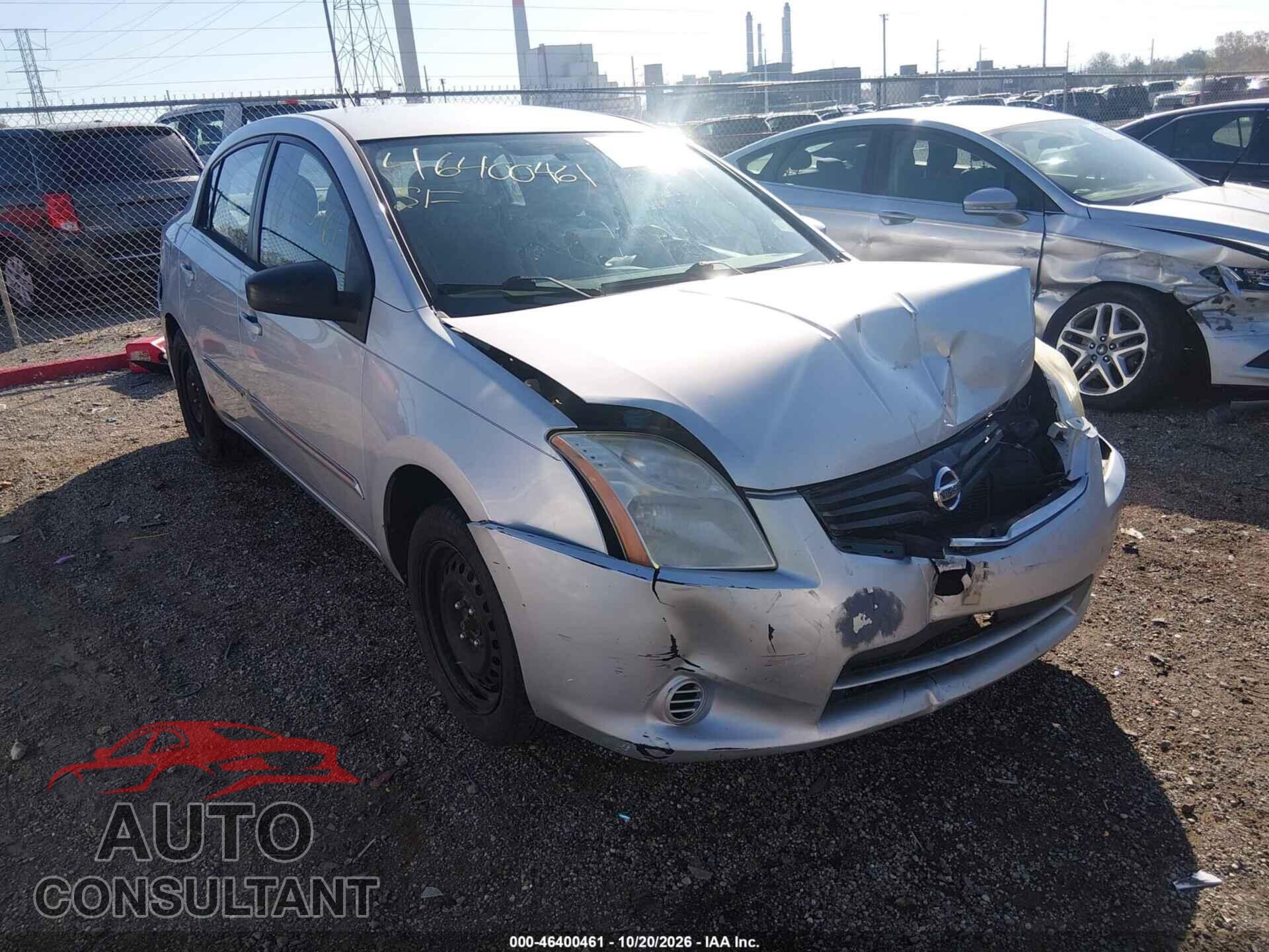 NISSAN SENTRA 2012 - 3N1AB6AP8CL606539