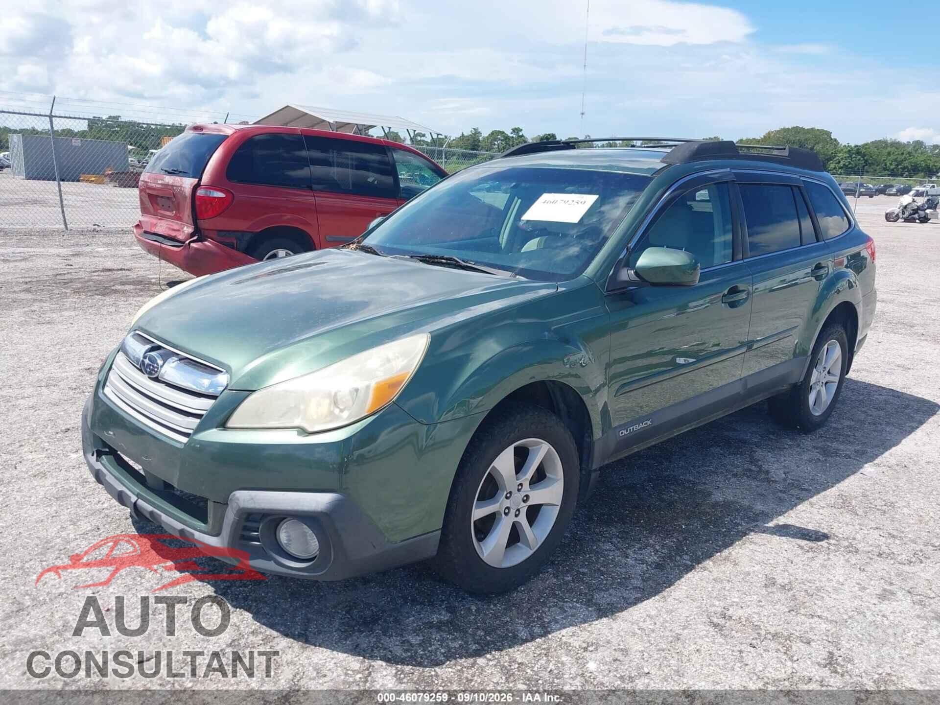 SUBARU OUTBACK 2013 - 4S4BRBCC7D3295534