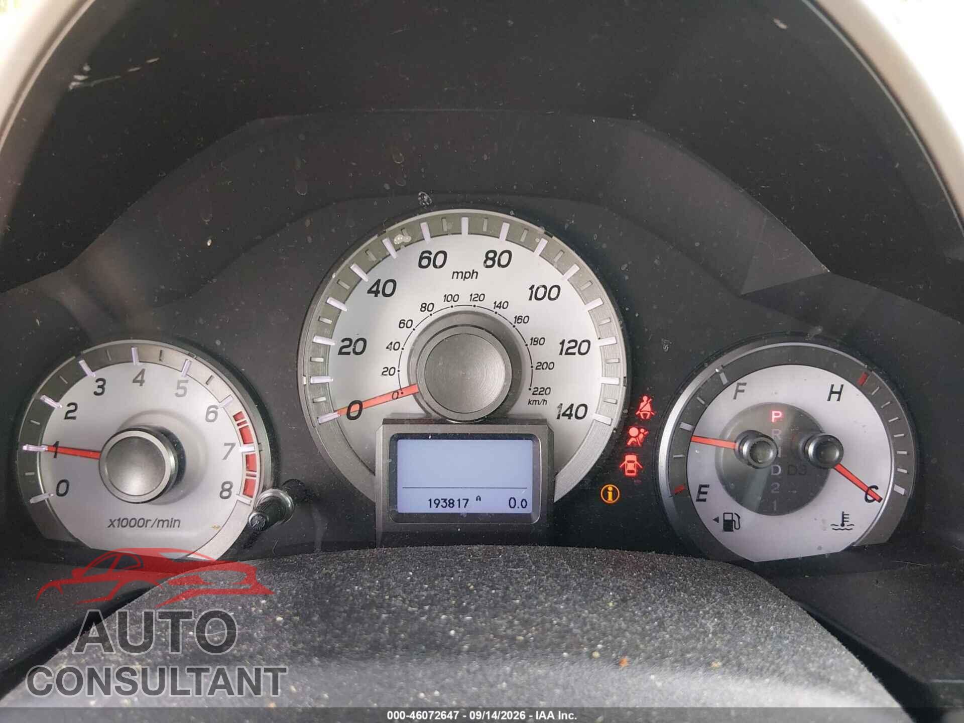 HONDA PILOT 2013 - 5FNYF4H96DB079788