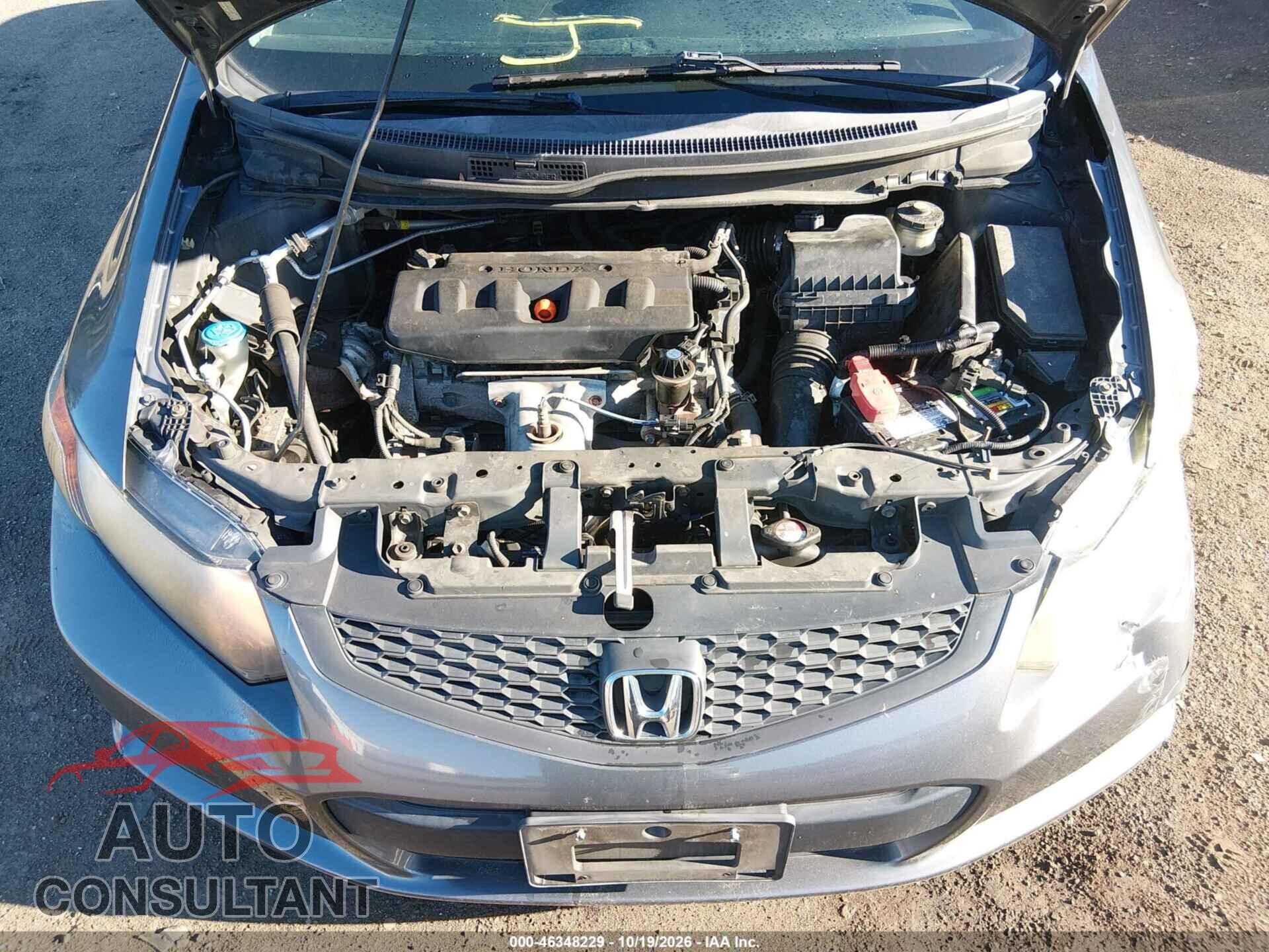 HONDA CIVIC 2012 - 2HGFG3B86CH537807