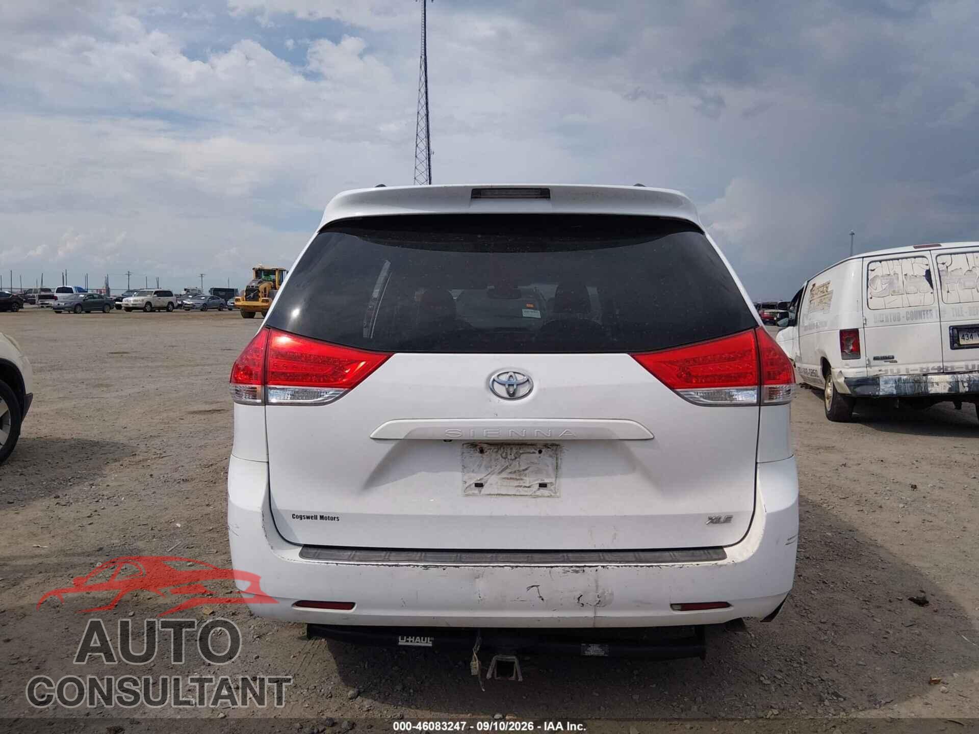 TOYOTA SIENNA 2012 - 5TDYK3DC9CS260871