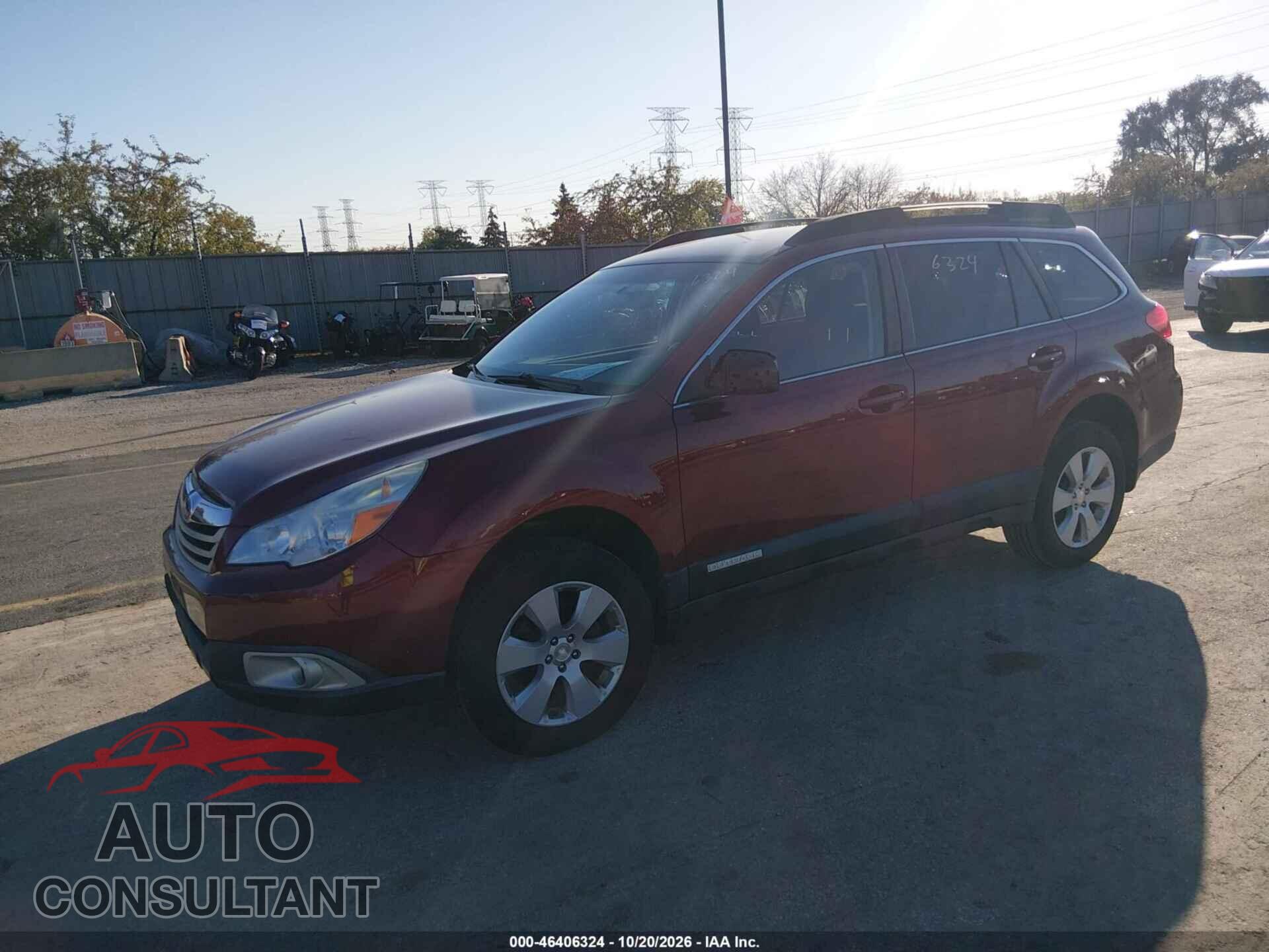 SUBARU OUTBACK 2012 - 4S4BRCCC3C3237229