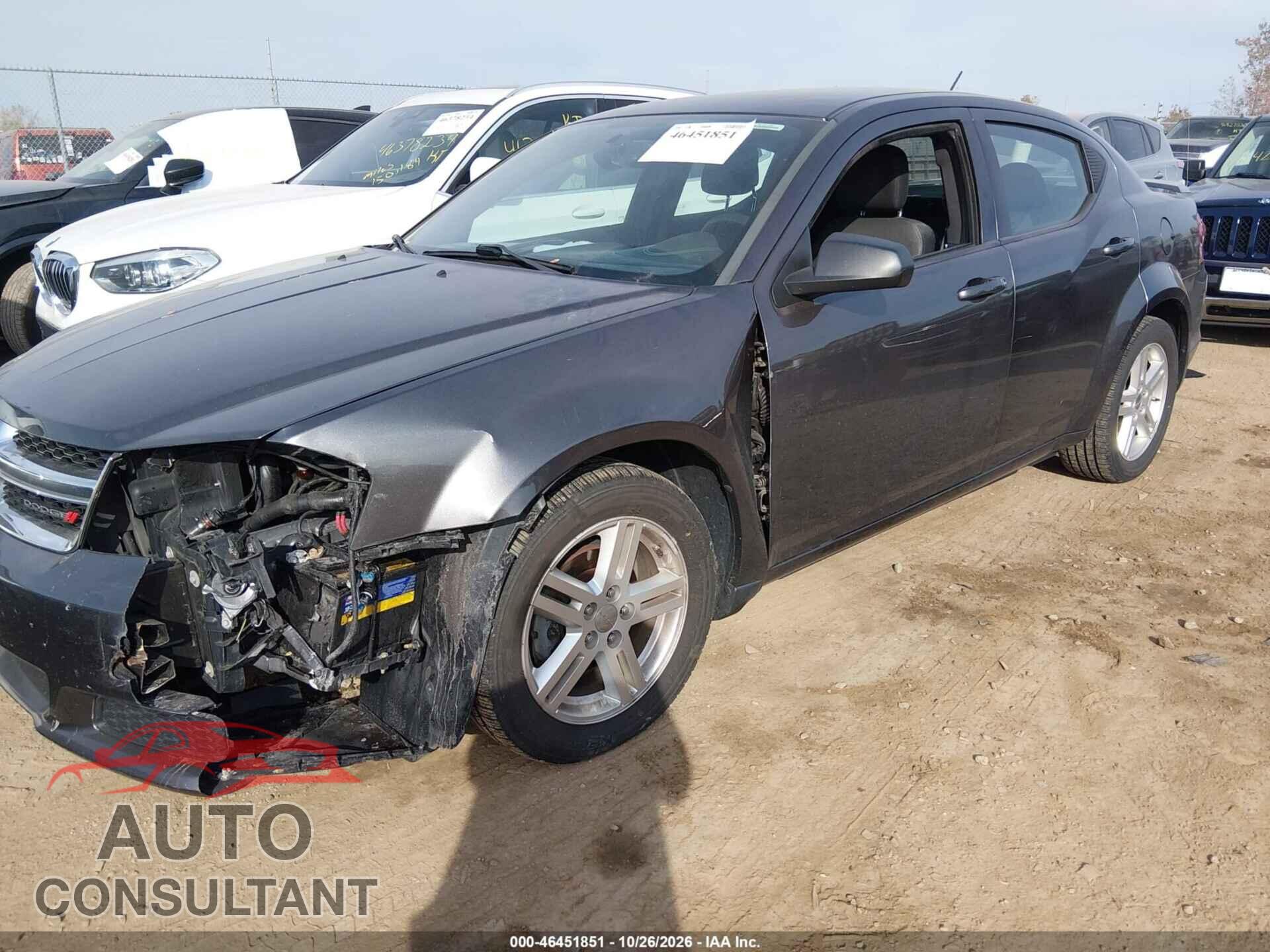 DODGE AVENGER 2014 - 1C3CDZAG5EN221996