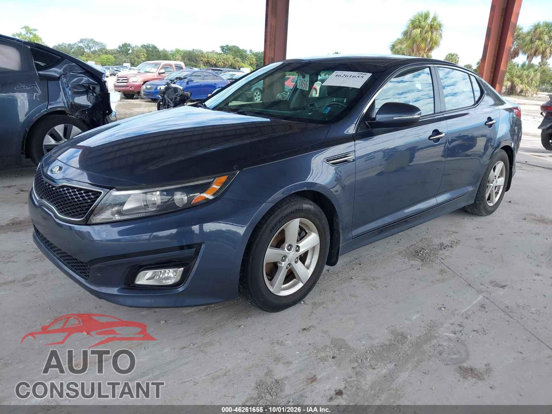 KIA OPTIMA 2015 - KNAGM4A72F5600436