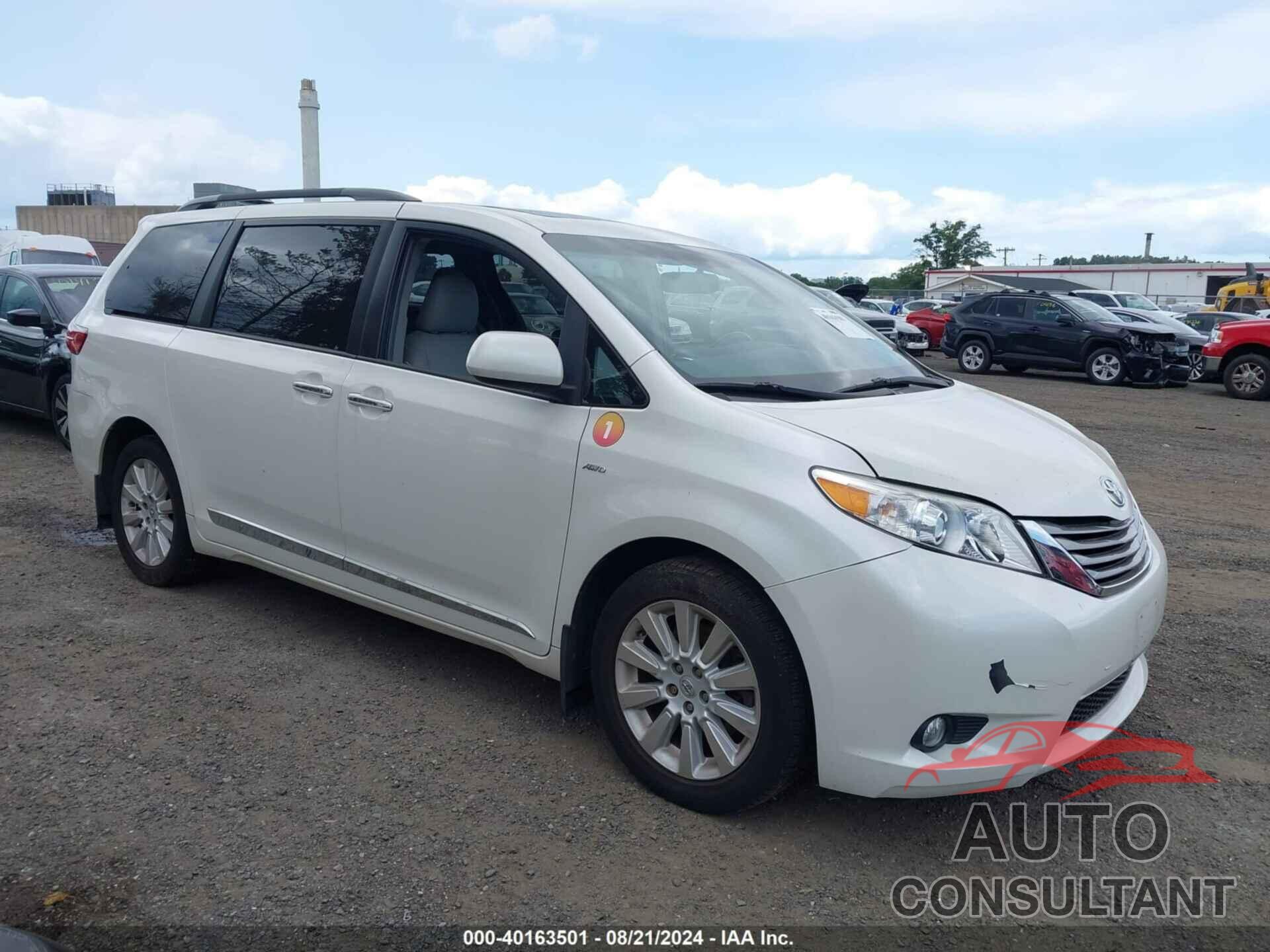 TOYOTA SIENNA 2016 - 5TDDK3DC6GS143396