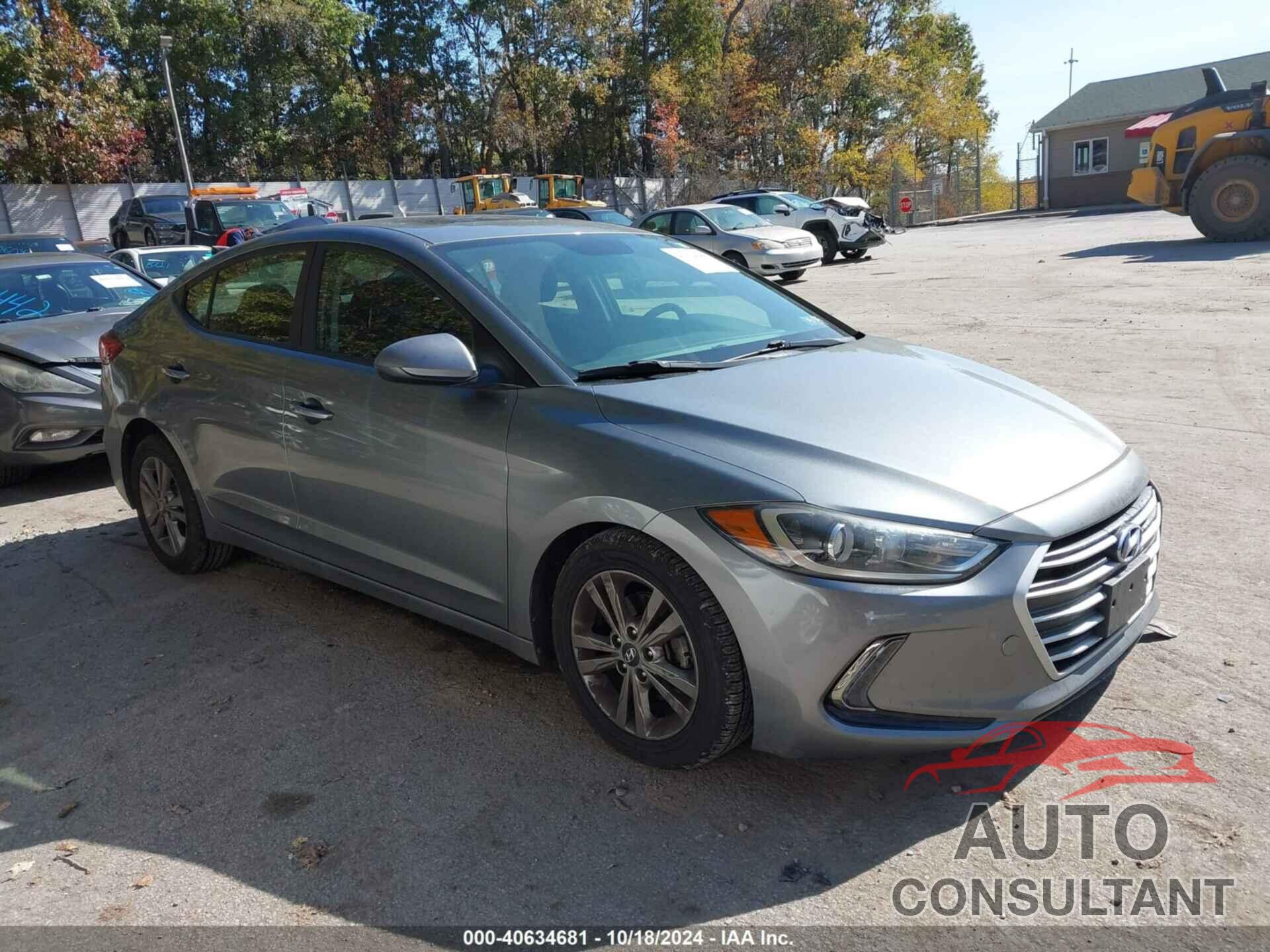 HYUNDAI ELANTRA 2018 - KMHD84LF2JU443001