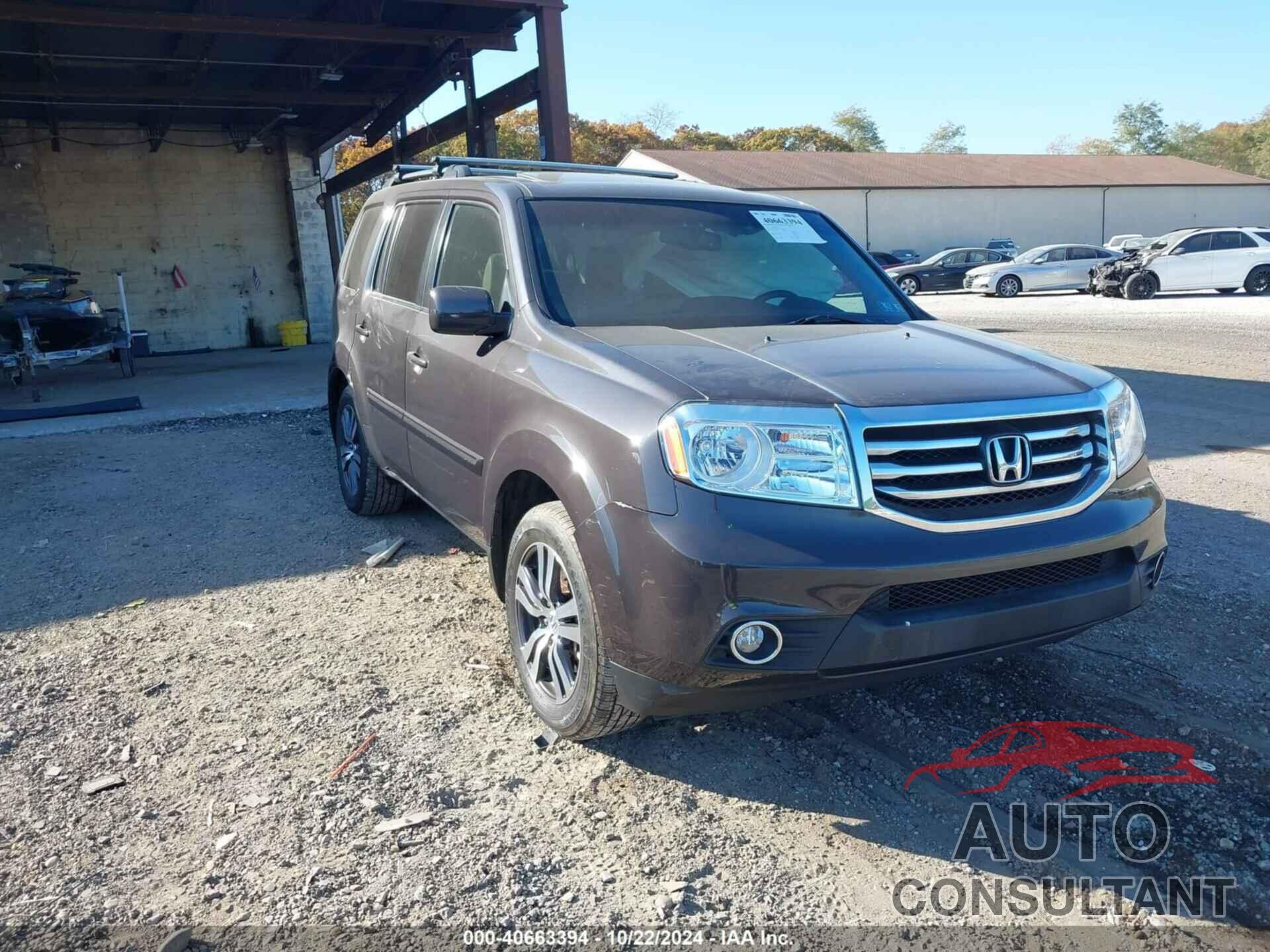 HONDA PILOT 2013 - 5FNYF4H51DB010245