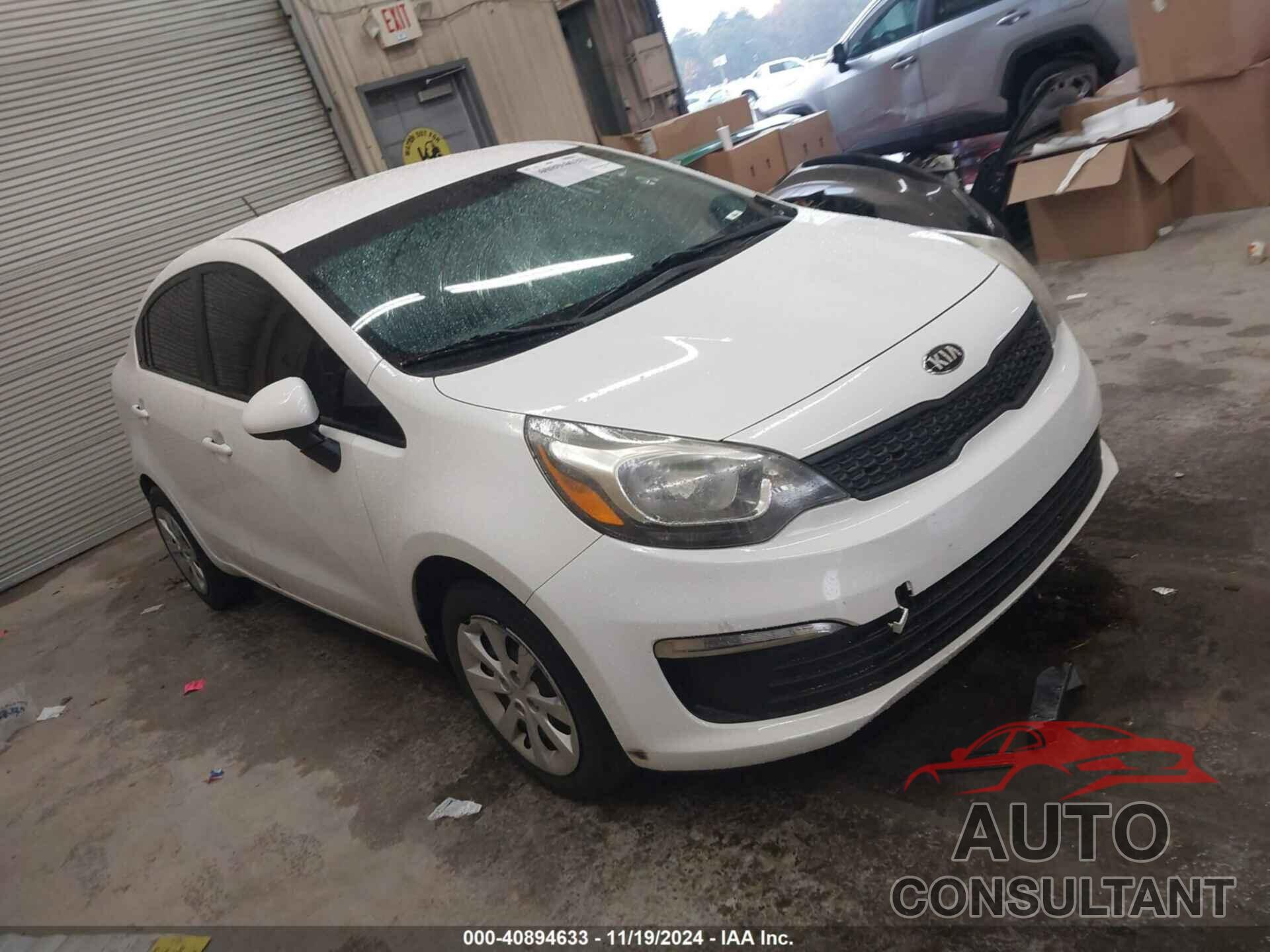 KIA RIO 2016 - KNADM4A31G6649574