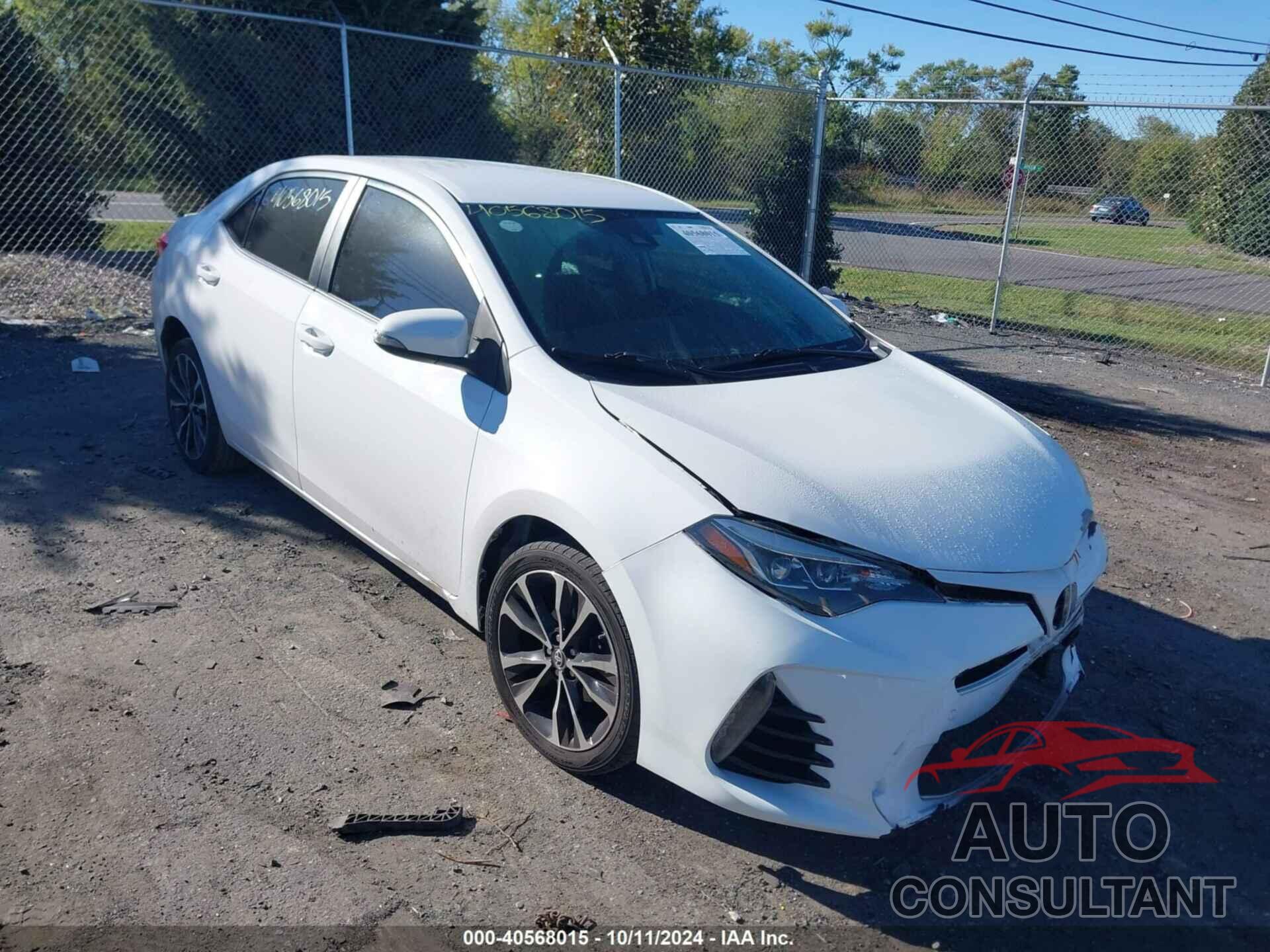 TOYOTA COROLLA 2018 - 2T1BURHE1JC021237
