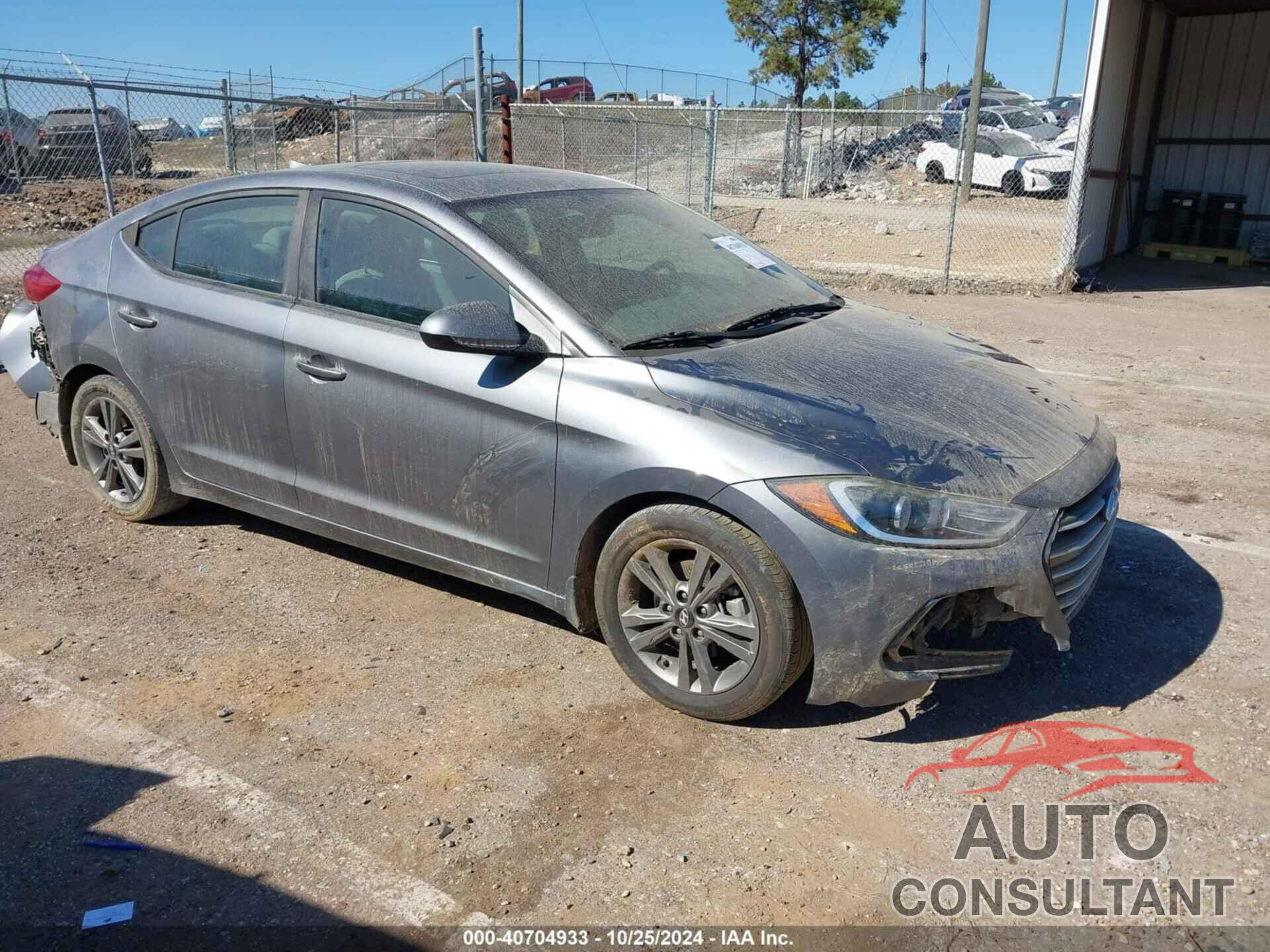 HYUNDAI ELANTRA 2018 - 5NPD84LFXJH346272