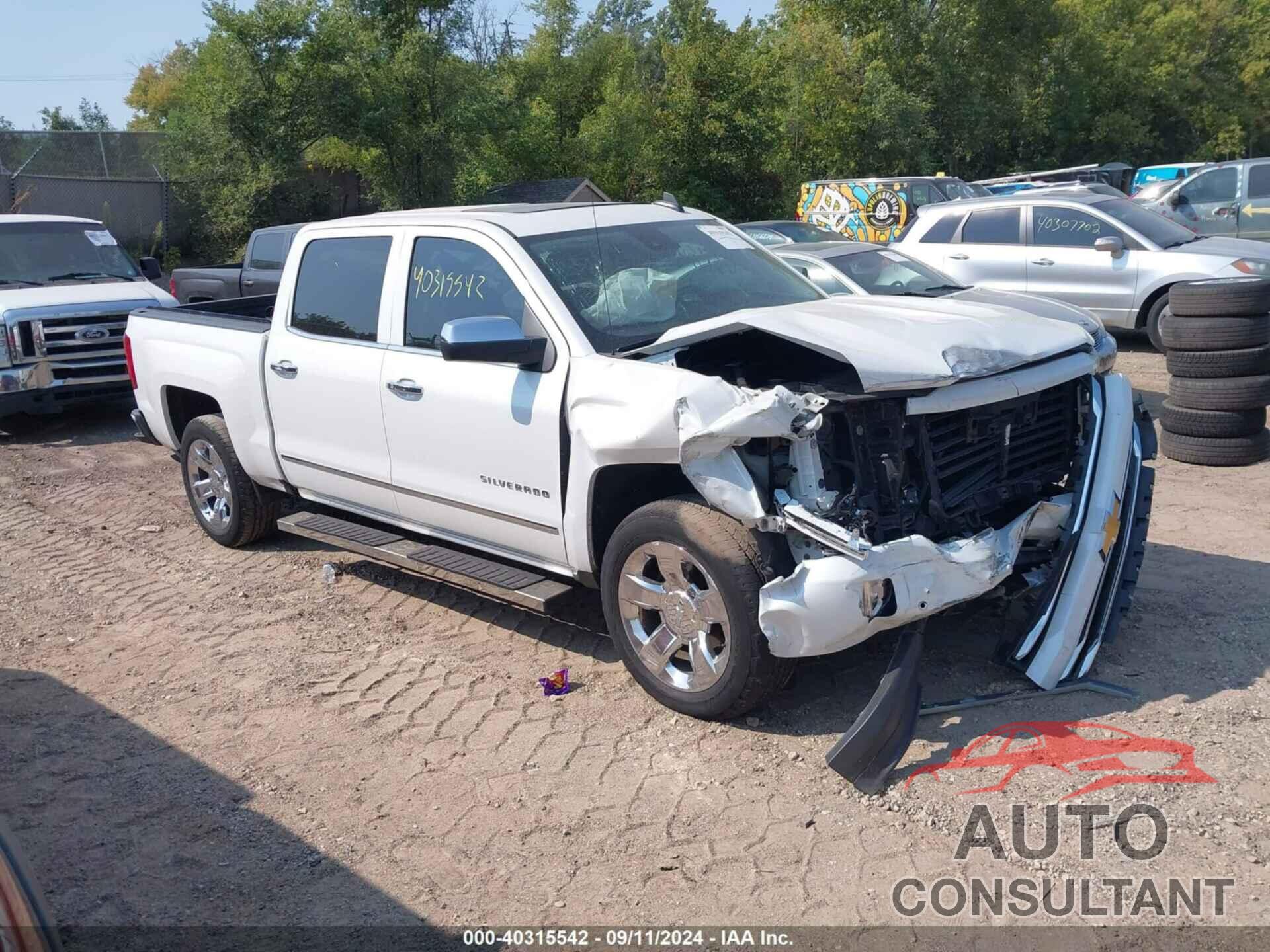CHEVROLET SILVERADO 1500 2017 - 3GCUKSEC2HG113580