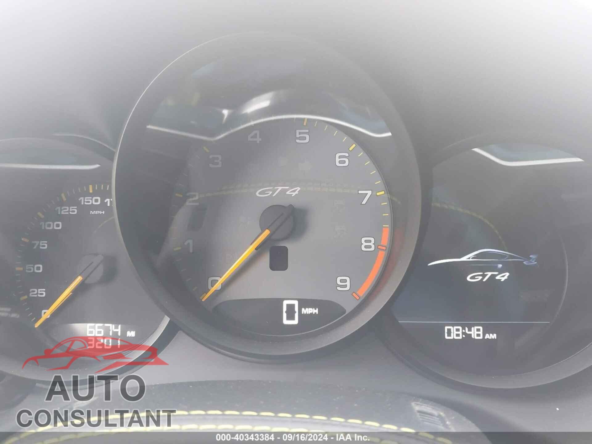 PORSCHE CAYMAN 2016 - WP0AC2A83GK192573