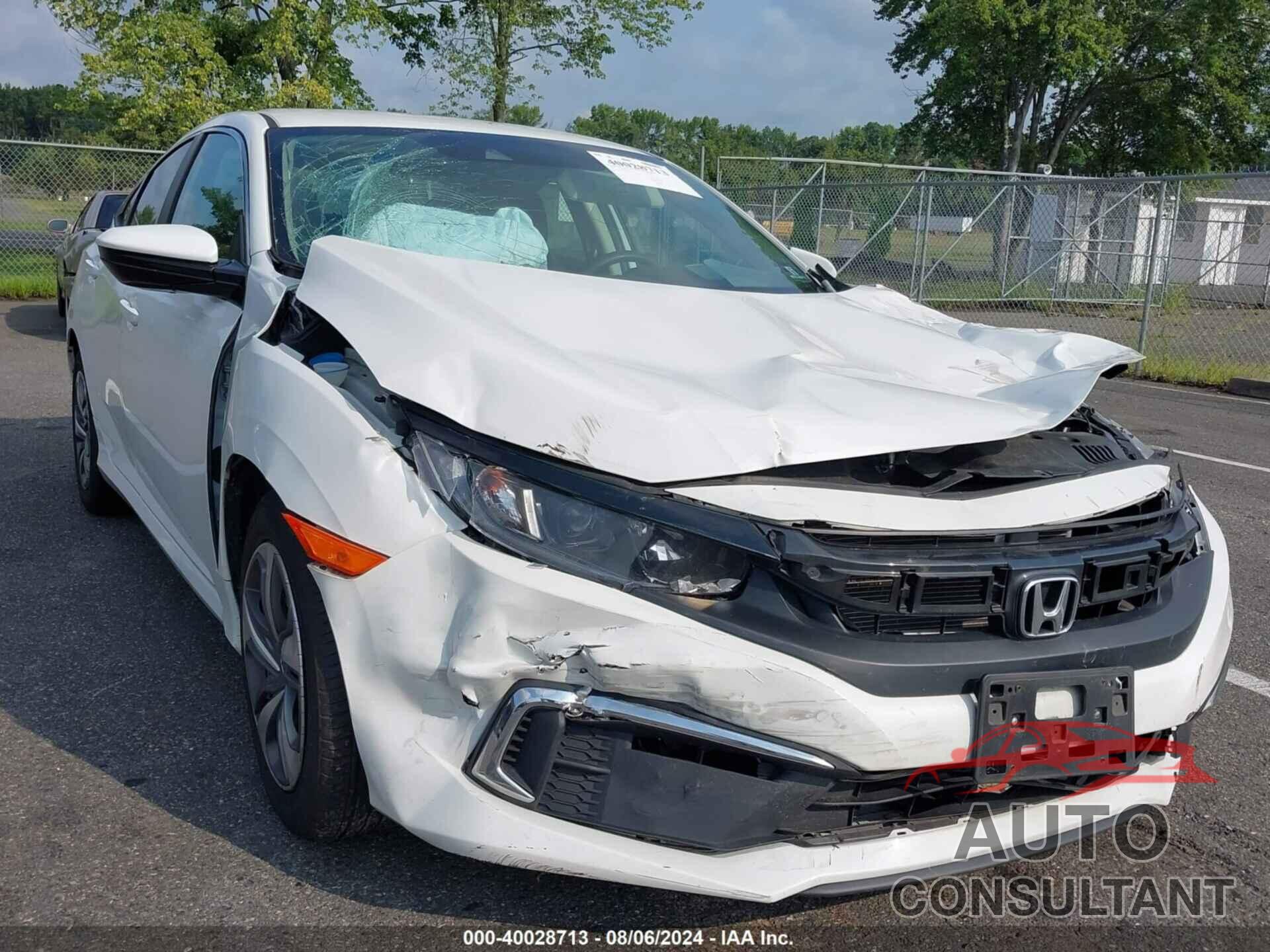 HONDA CIVIC 2019 - 2HGFC2F66KH546004
