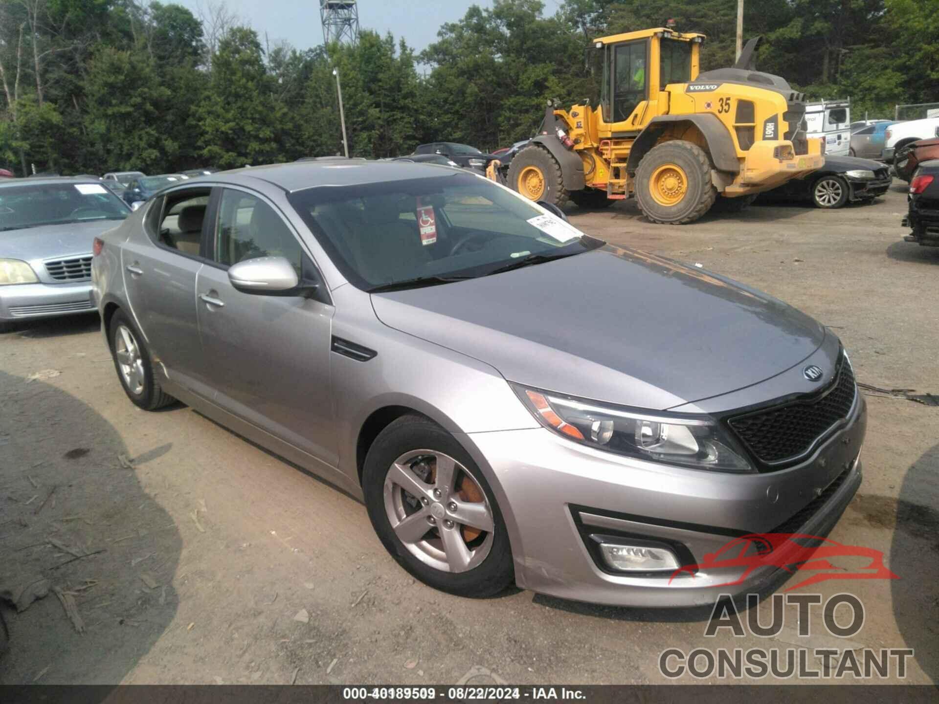 KIA OPTIMA 2015 - KNAGM4A71F5587615