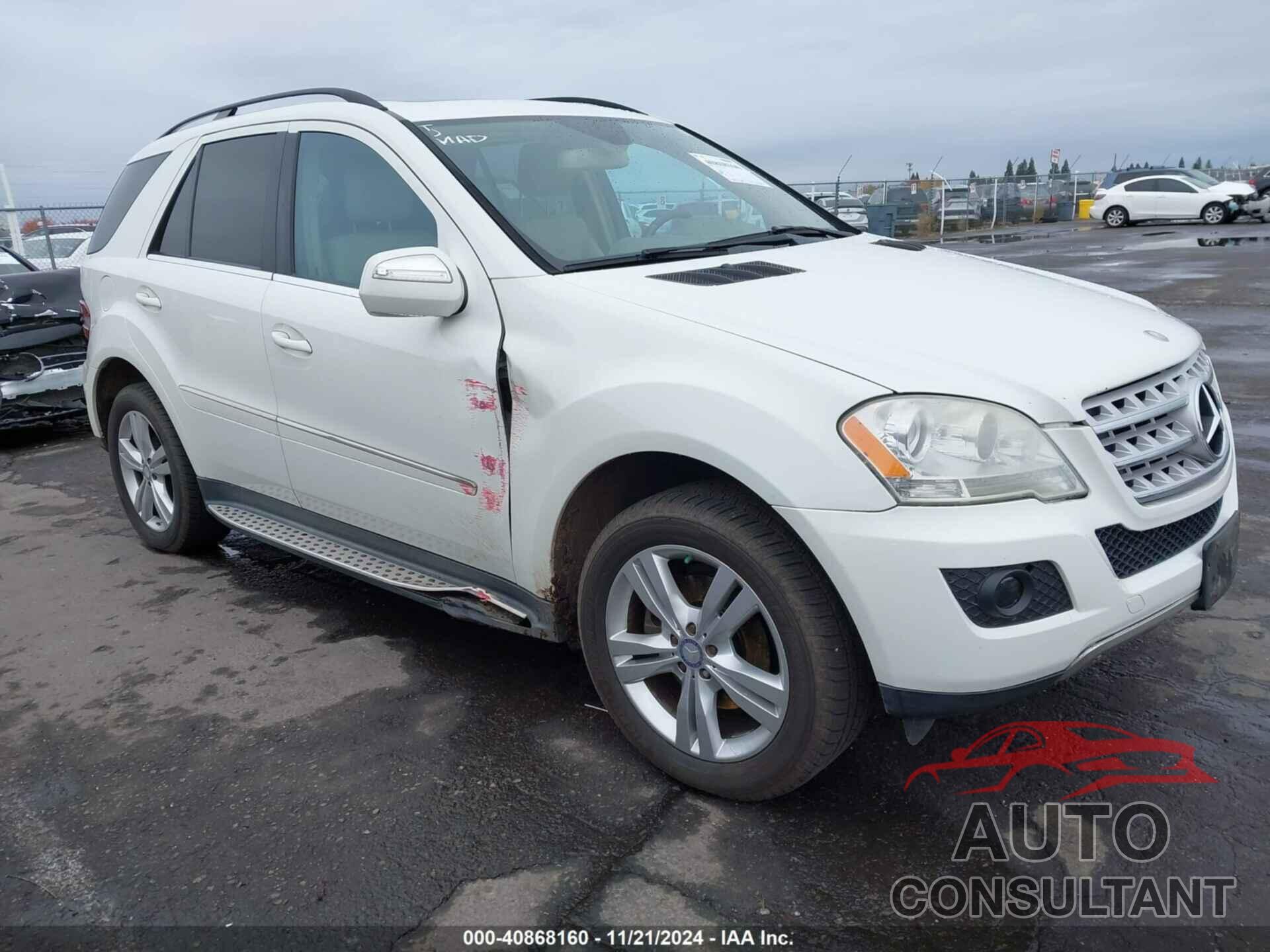 MERCEDES-BENZ ML 350 2010 - 4JGBB5GB8AA567782