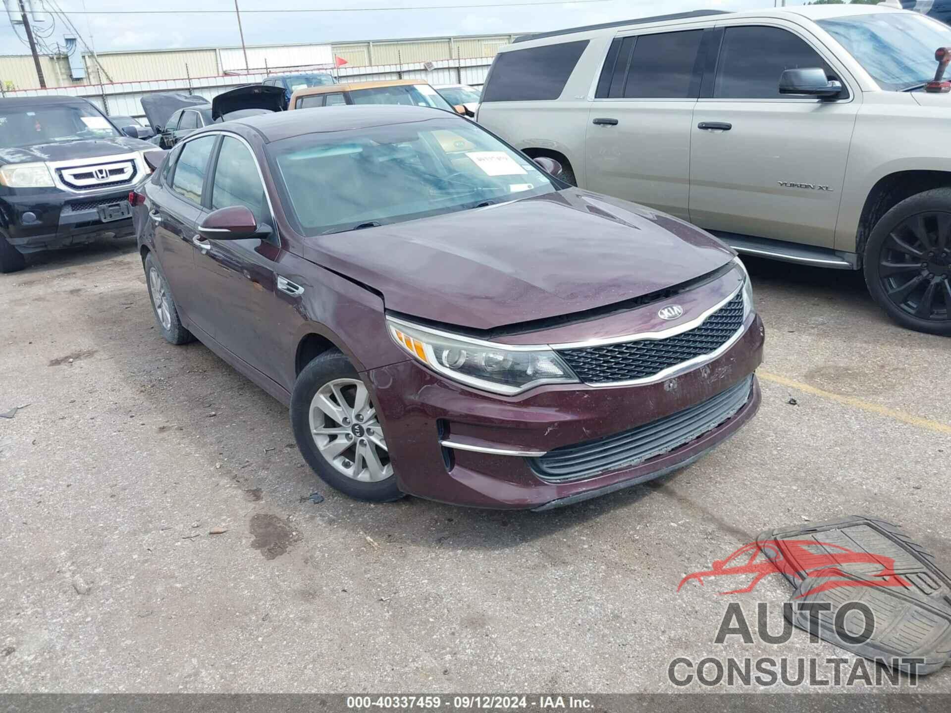 KIA OPTIMA 2018 - 5XXGT4L30JG211458