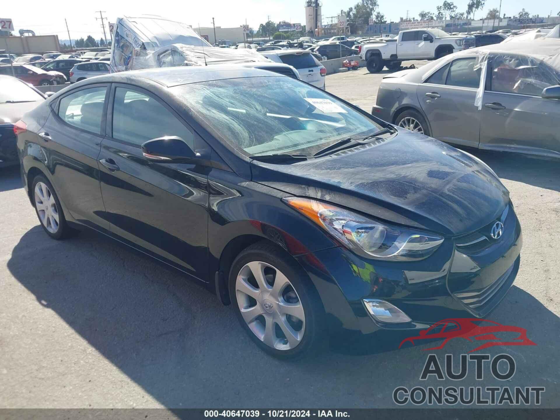 HYUNDAI ELANTRA 2013 - KMHDH4AE0DU698857