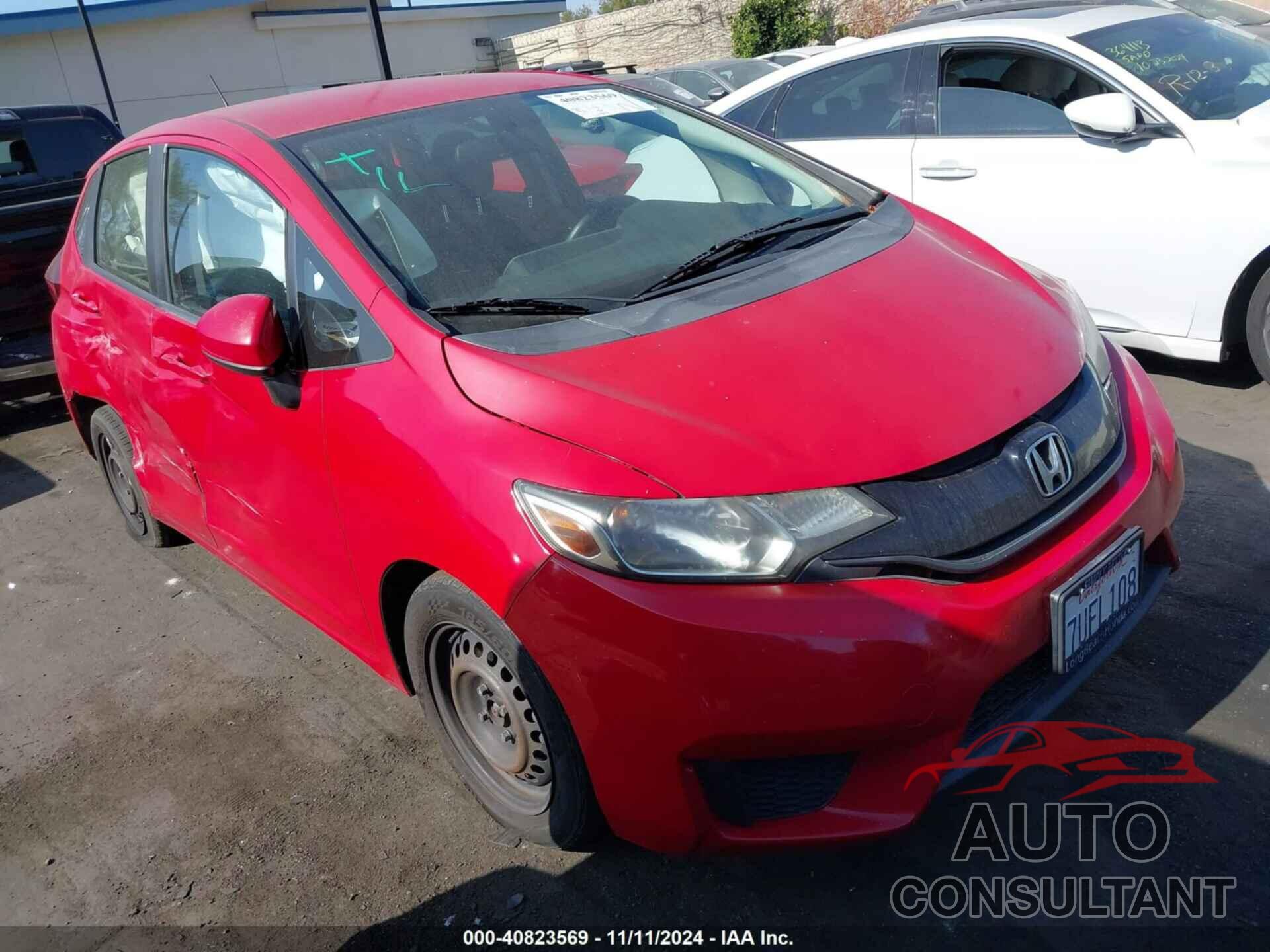 HONDA FIT 2016 - JHMGK5H57GS007272