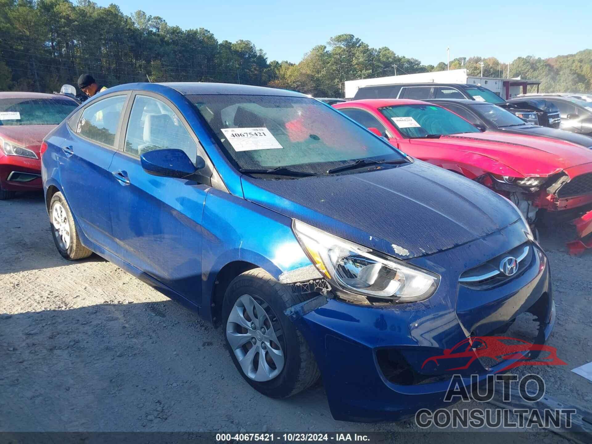 HYUNDAI ACCENT 2016 - KMHCT4AE3GU162385