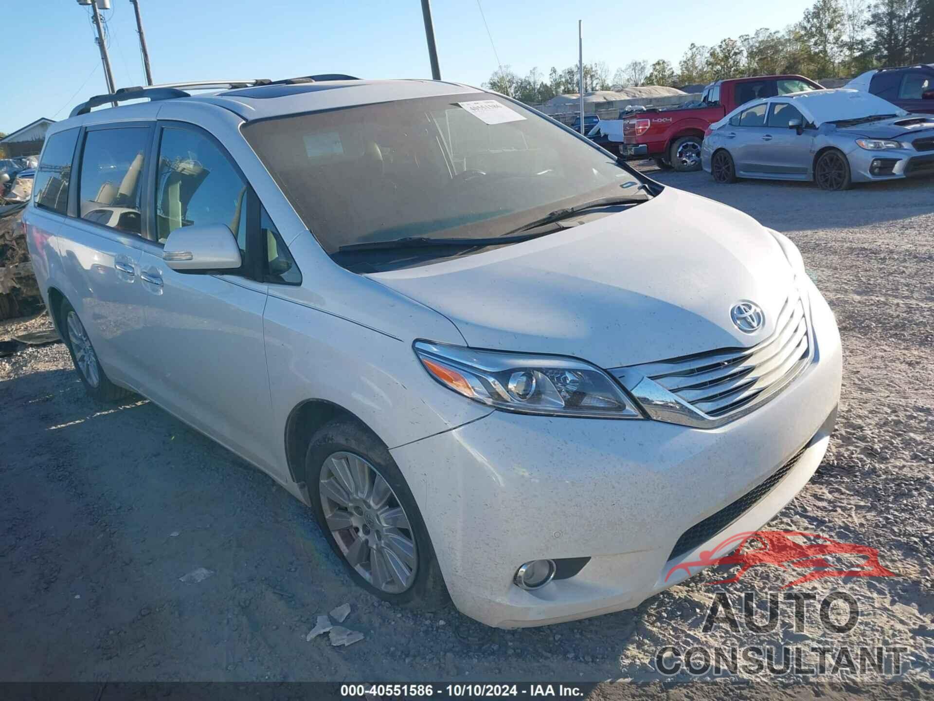 TOYOTA SIENNA 2017 - 5TDYZ3DC6HS900442