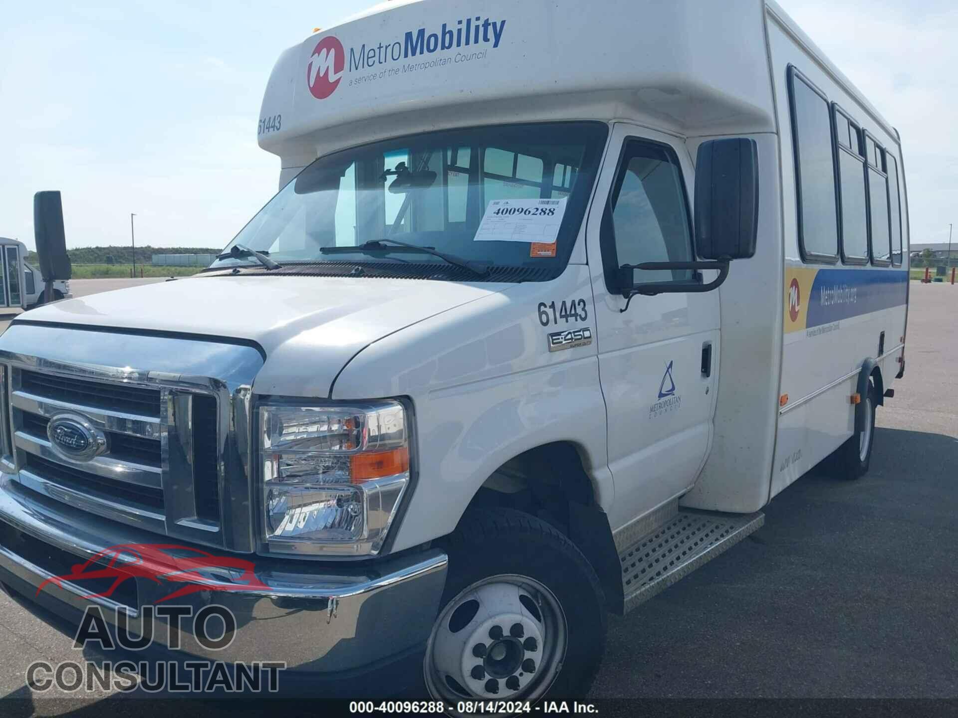 FORD E-450 CUTAWAY 2019 - 1FDFE4FS9KDC31014
