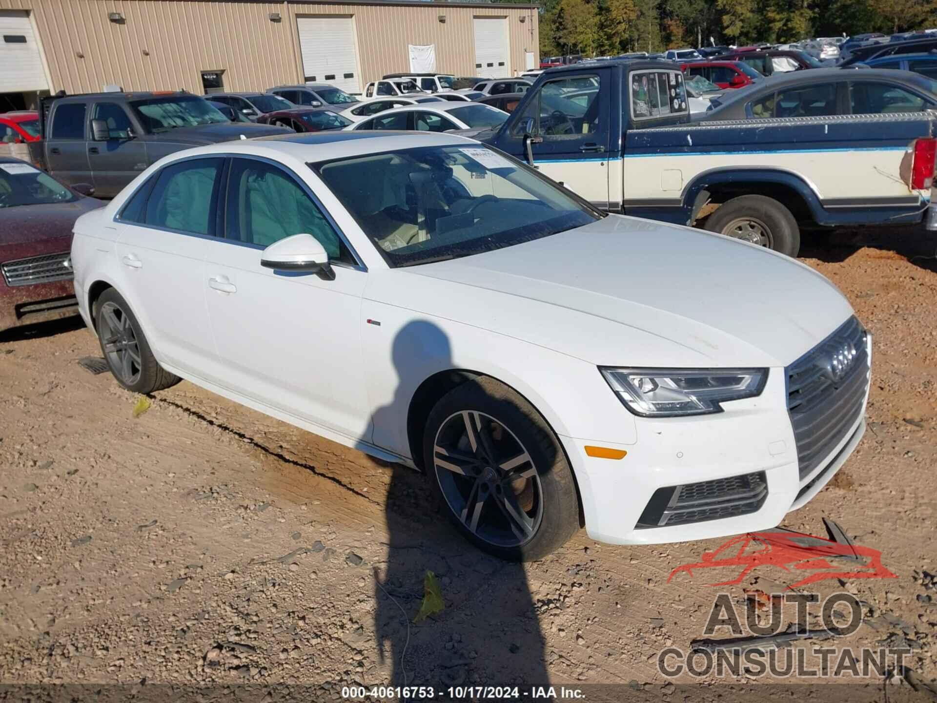 AUDI A4 2018 - WAUENAF46JN020424